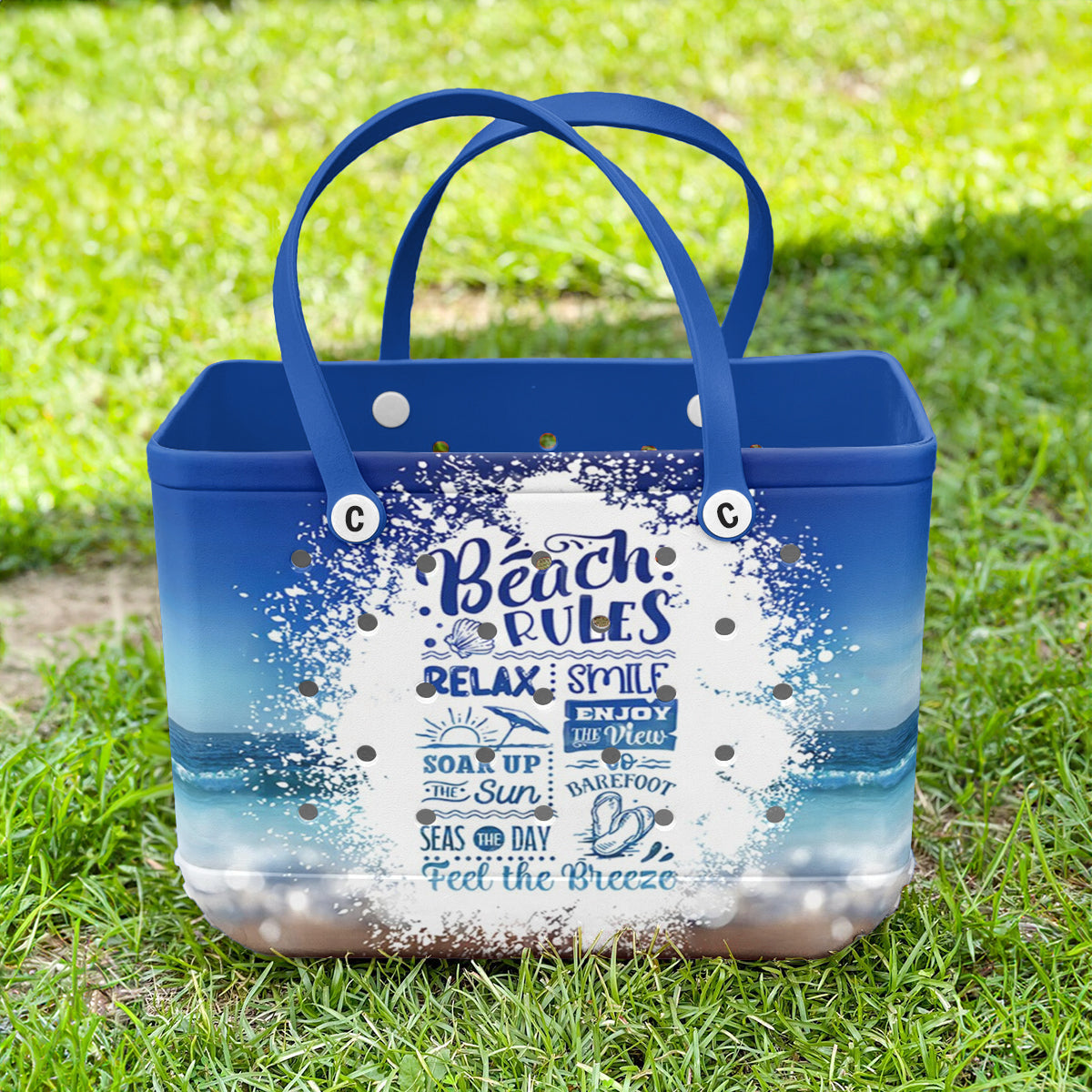 Ceeprints Cee™ Bag Beach Rules Bliss