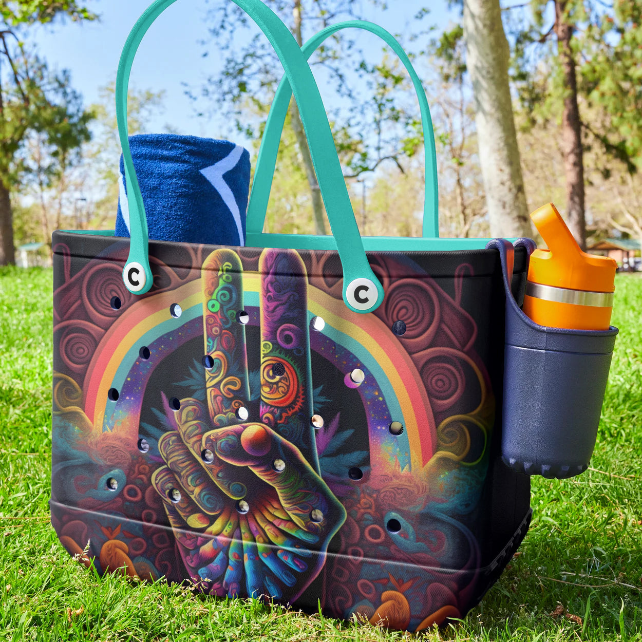 Ceeprints Cee™ Bag Trippy Peace