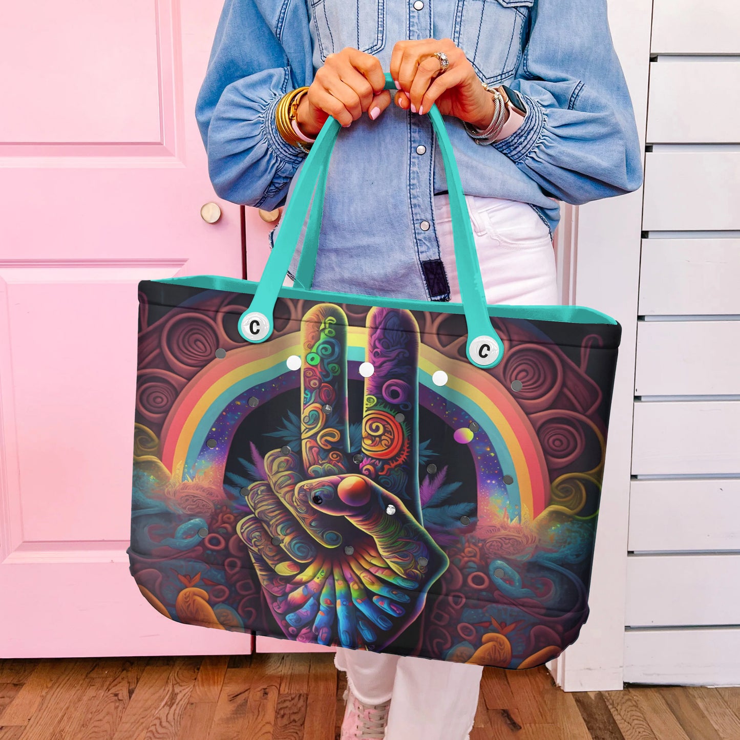 Ceeprints Cee™ Bag Trippy Peace