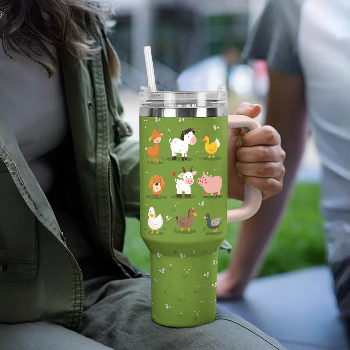 Ceeprints Tumbler Happy Farm