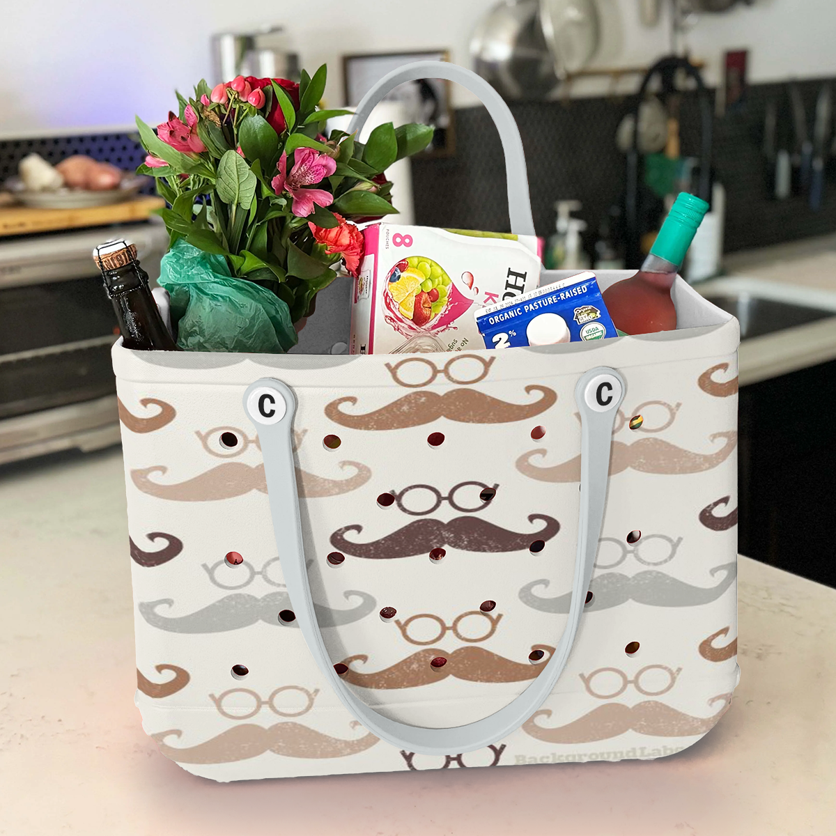 Ceeprints Cee™ Bag Mr. Stache