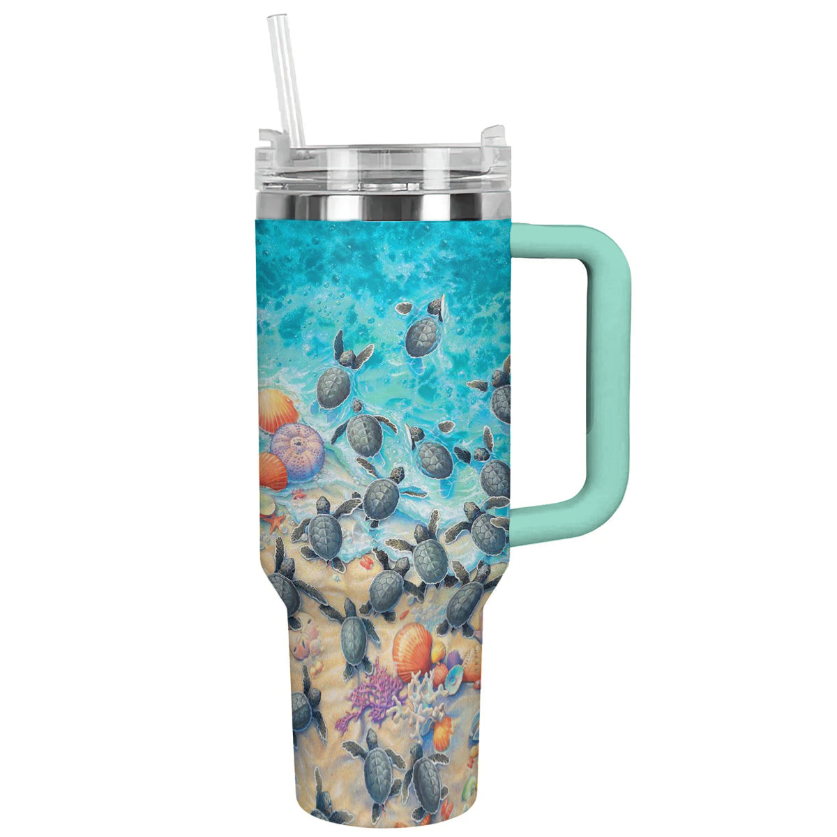 Ceeprints Tumbler Ocean Tides & Turtles