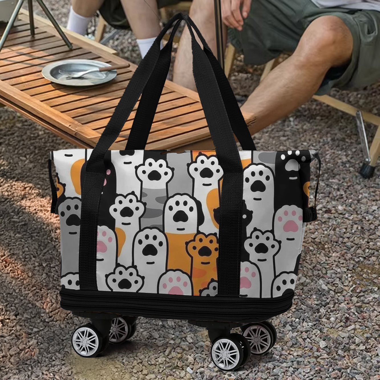 Cee™ Rolling Duffle Bag Cat Pawty