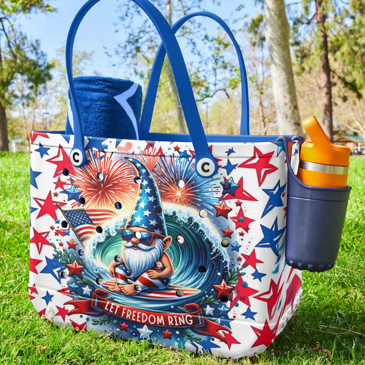 Ceeprints Cee™ Bag Let Freedom Surf