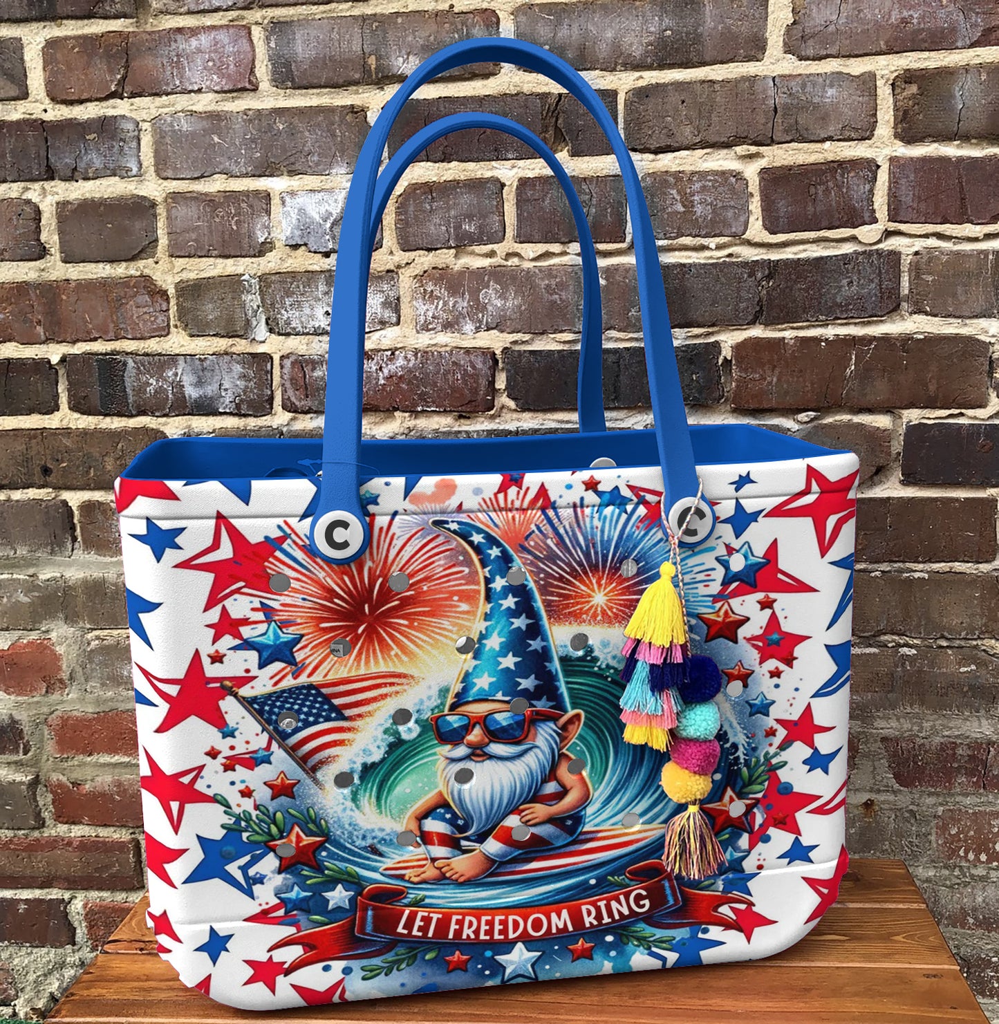 Ceeprints Cee™ Bag Let Freedom Surf
