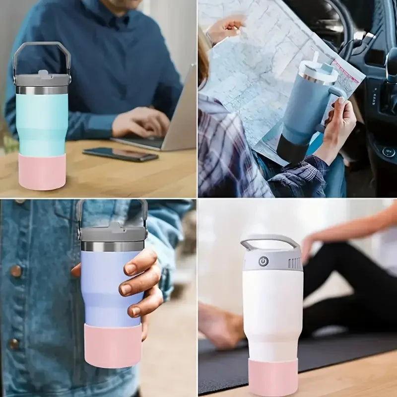 Silicone Bottom Cup Holder – Fits 30/40oz Tumblers & IceFlow Flip Straw Bottles