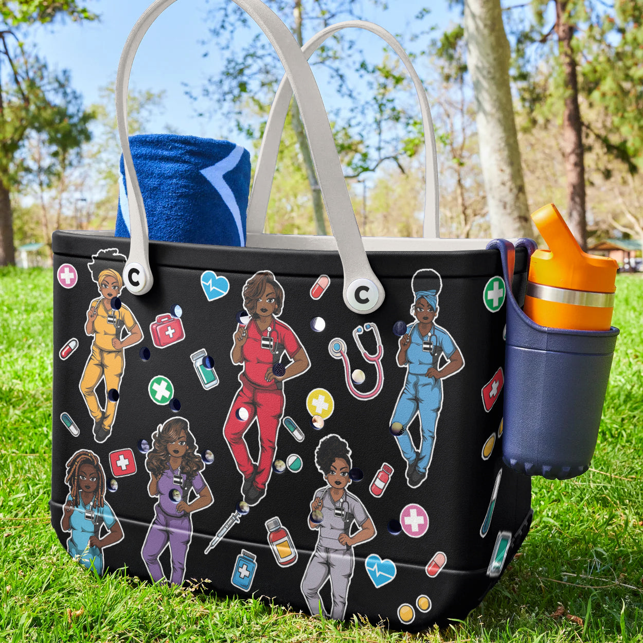 Ceeprints Cee™ Bag African Nurse