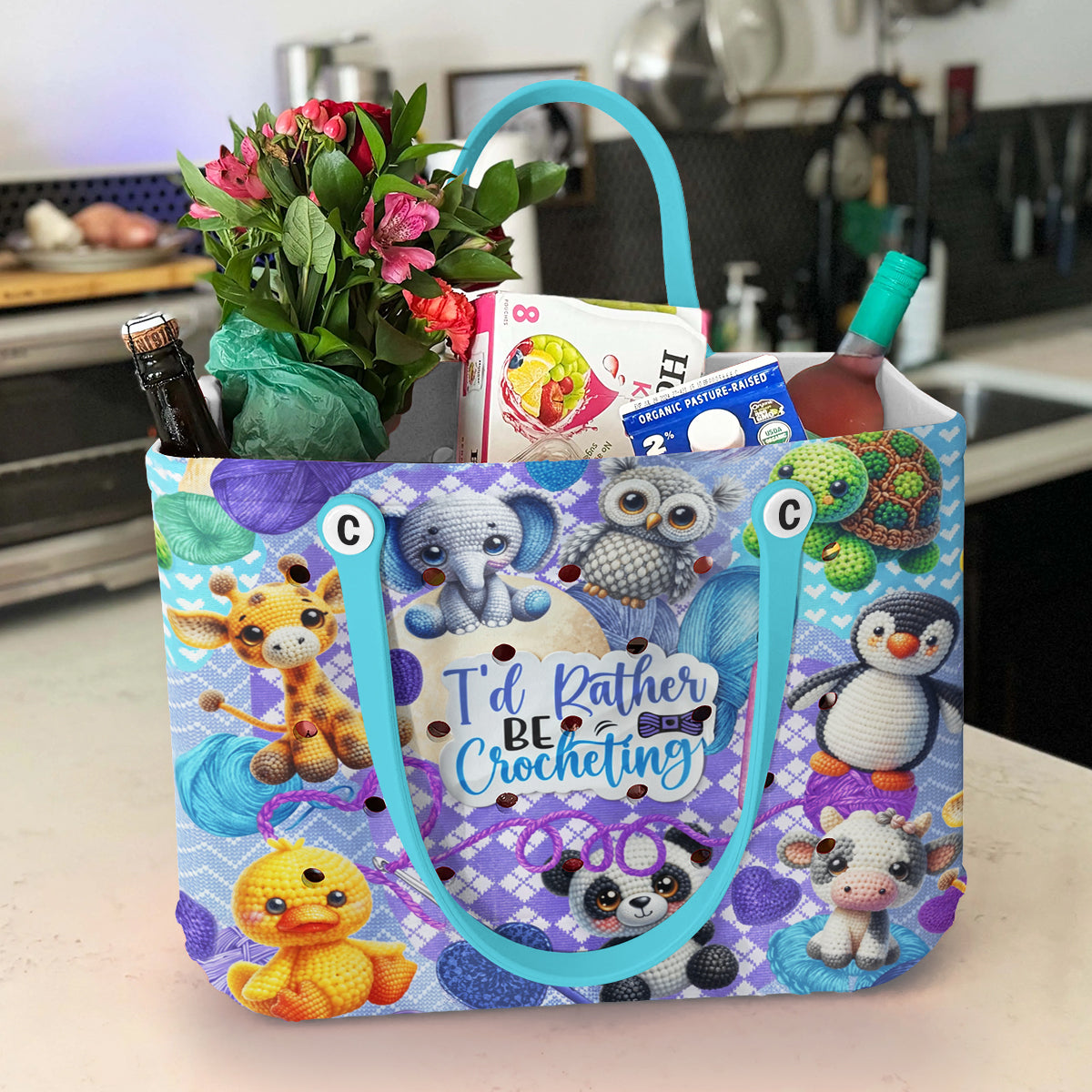 Ceeprints Cee™ Bag I'd Rather Be Crocheting