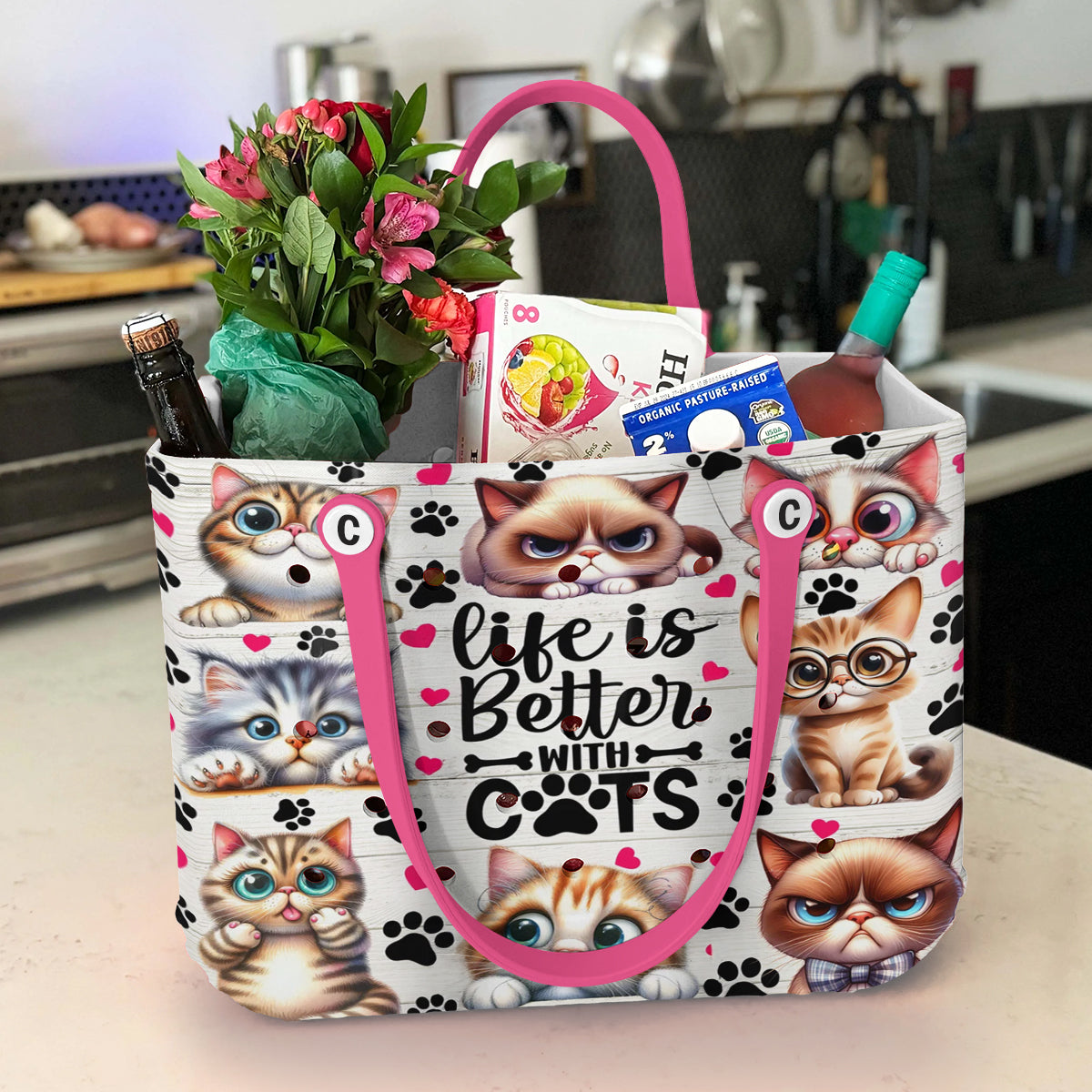 Ceeprints Cee™ Bag Life is Better with Cats
