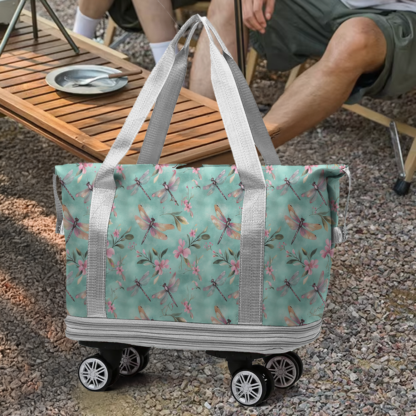 Cee™ Rolling Duffle Bag Dragonfly Days of Summer