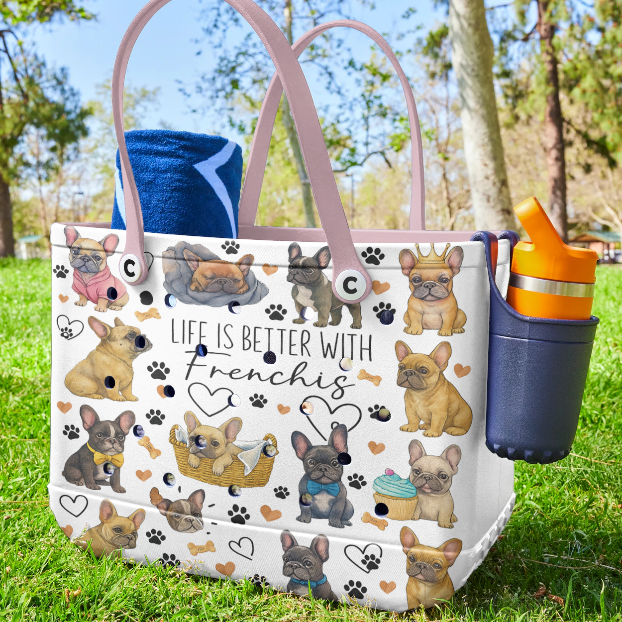 Ceeprints Cee™ Bag Life is Better with Frenchis
