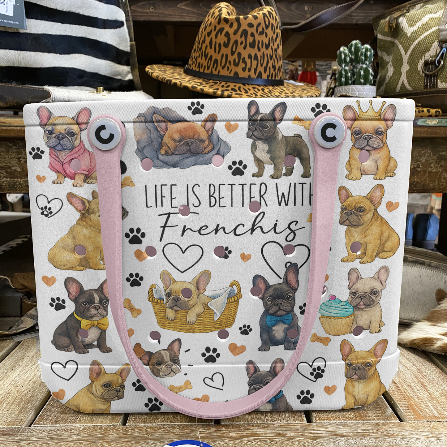 Ceeprints Cee™ Bag Life is Better with Frenchis