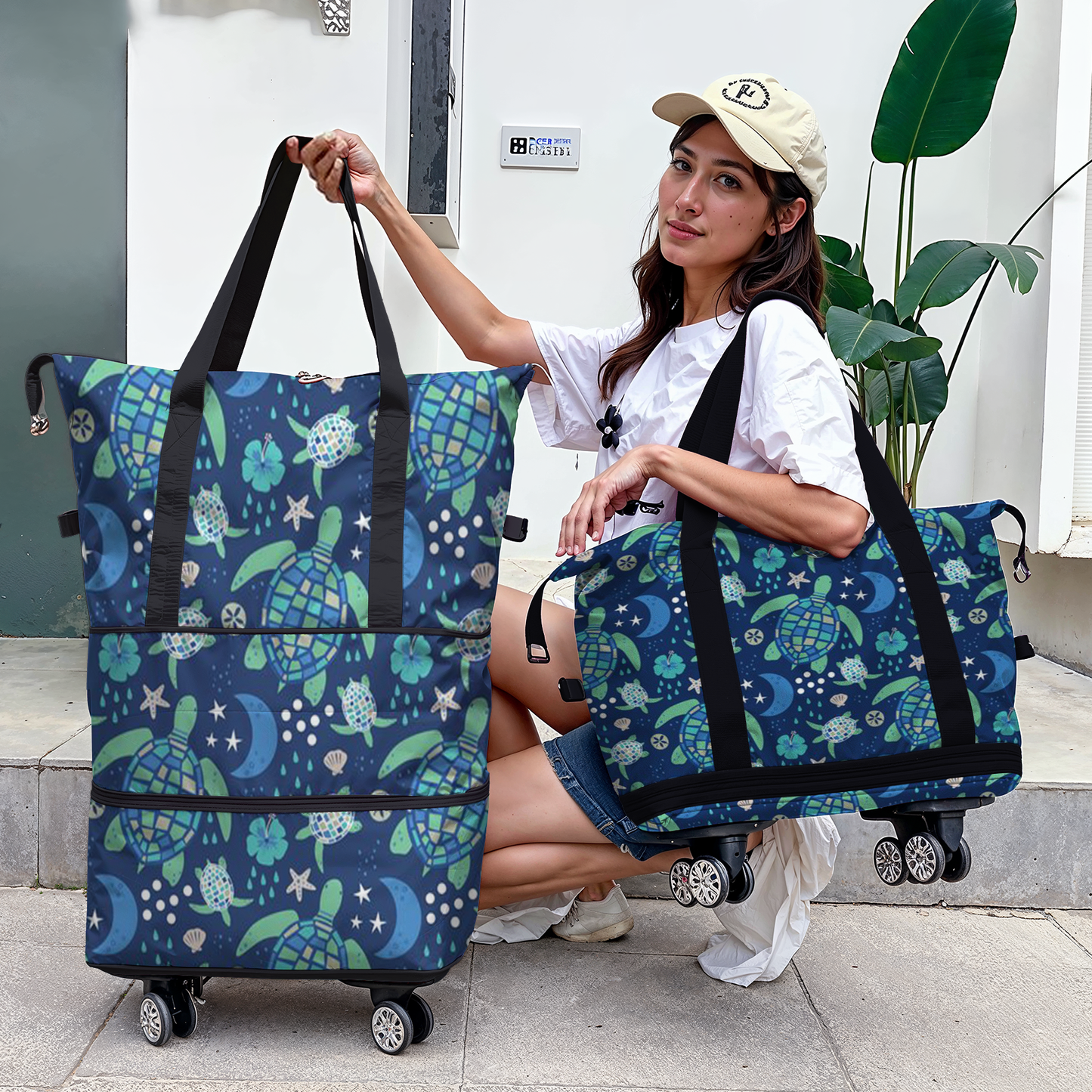 Cee™ Rolling Duffle Bag Turtley Awesome