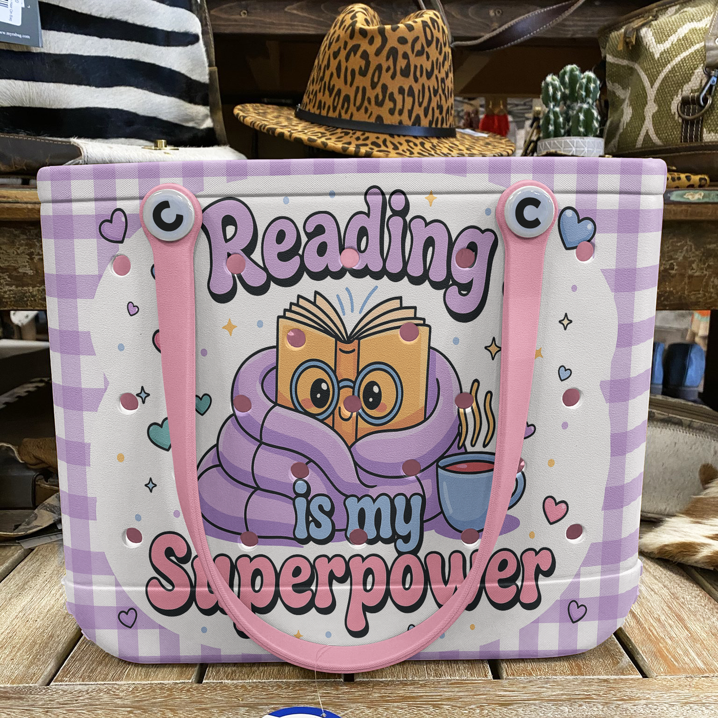 Ceeprints Cee™ Bag Reading is my Superpower