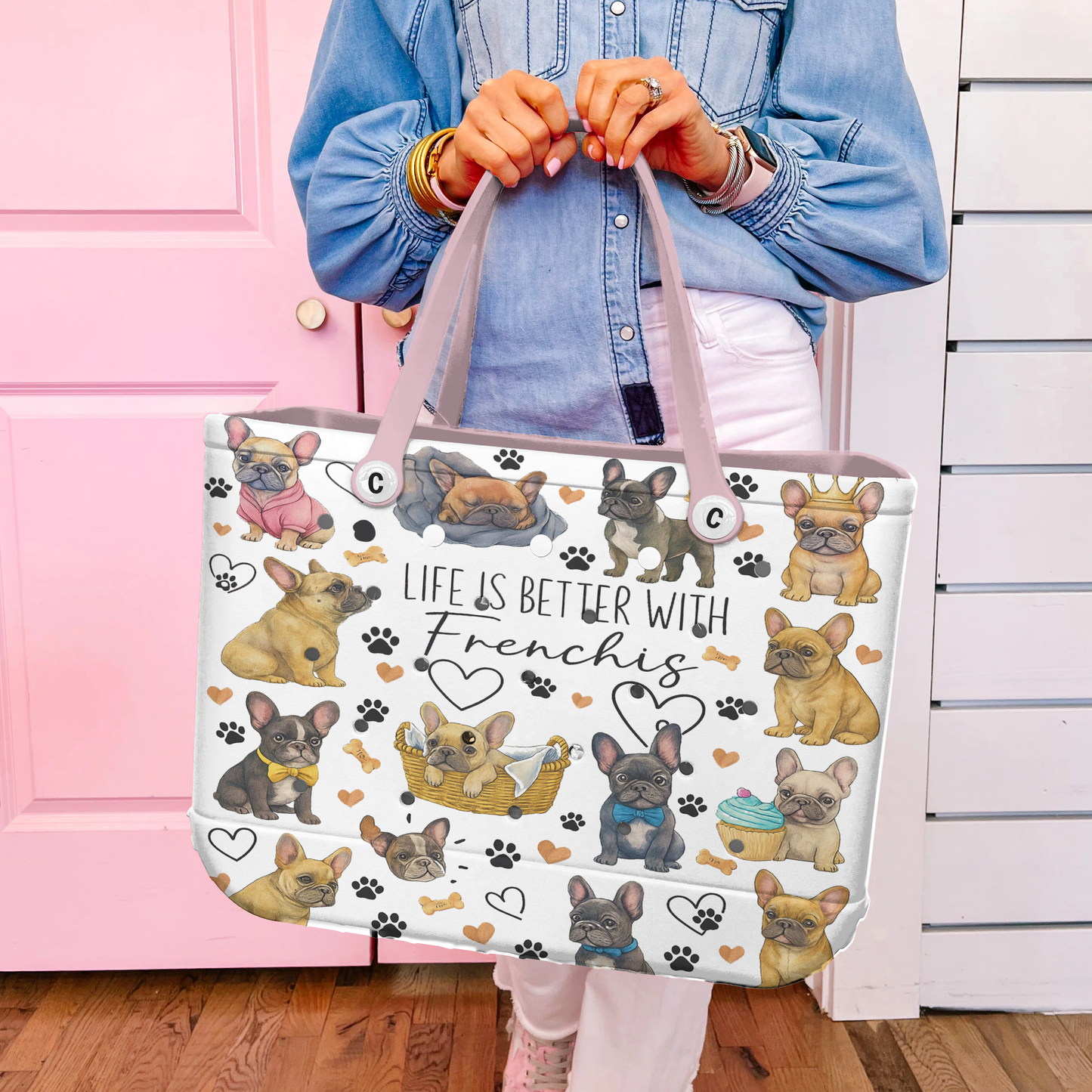 Ceeprints Cee™ Bag Life is Better with Frenchis
