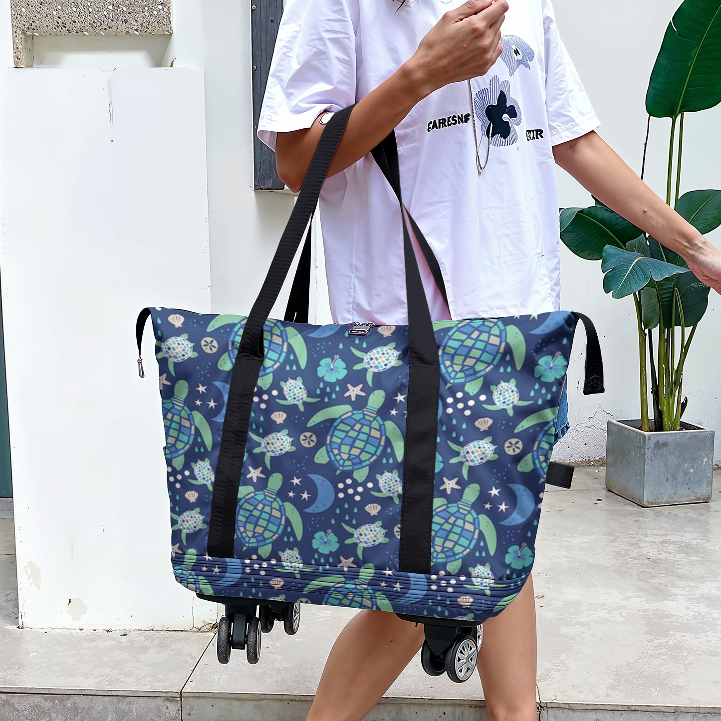Cee™ Rolling Duffle Bag Turtley Awesome