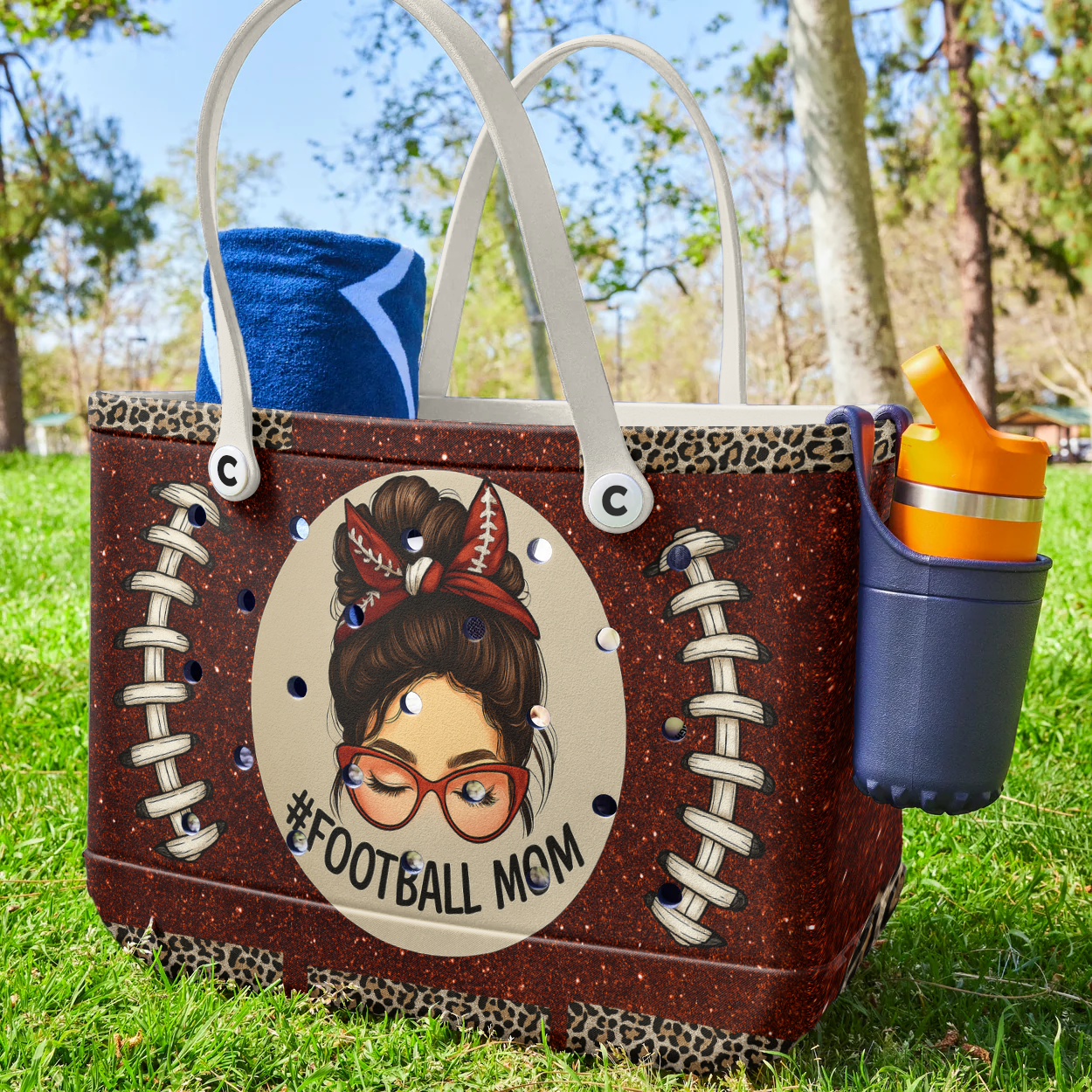 Ceeprints Cee™ Bag Glitter Goal Line