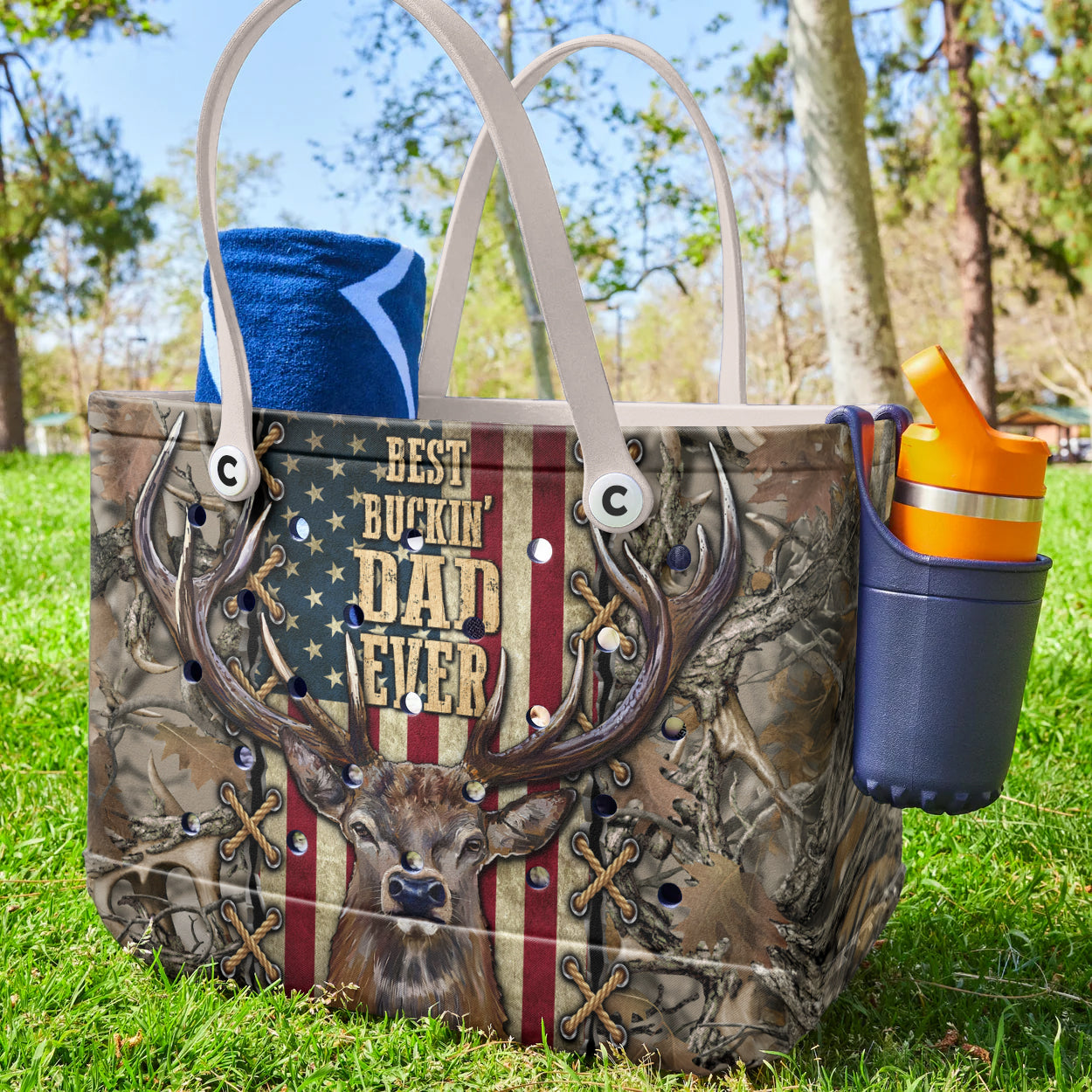 Ceeprints Cee™ Bag Best Buckin Dad Ever