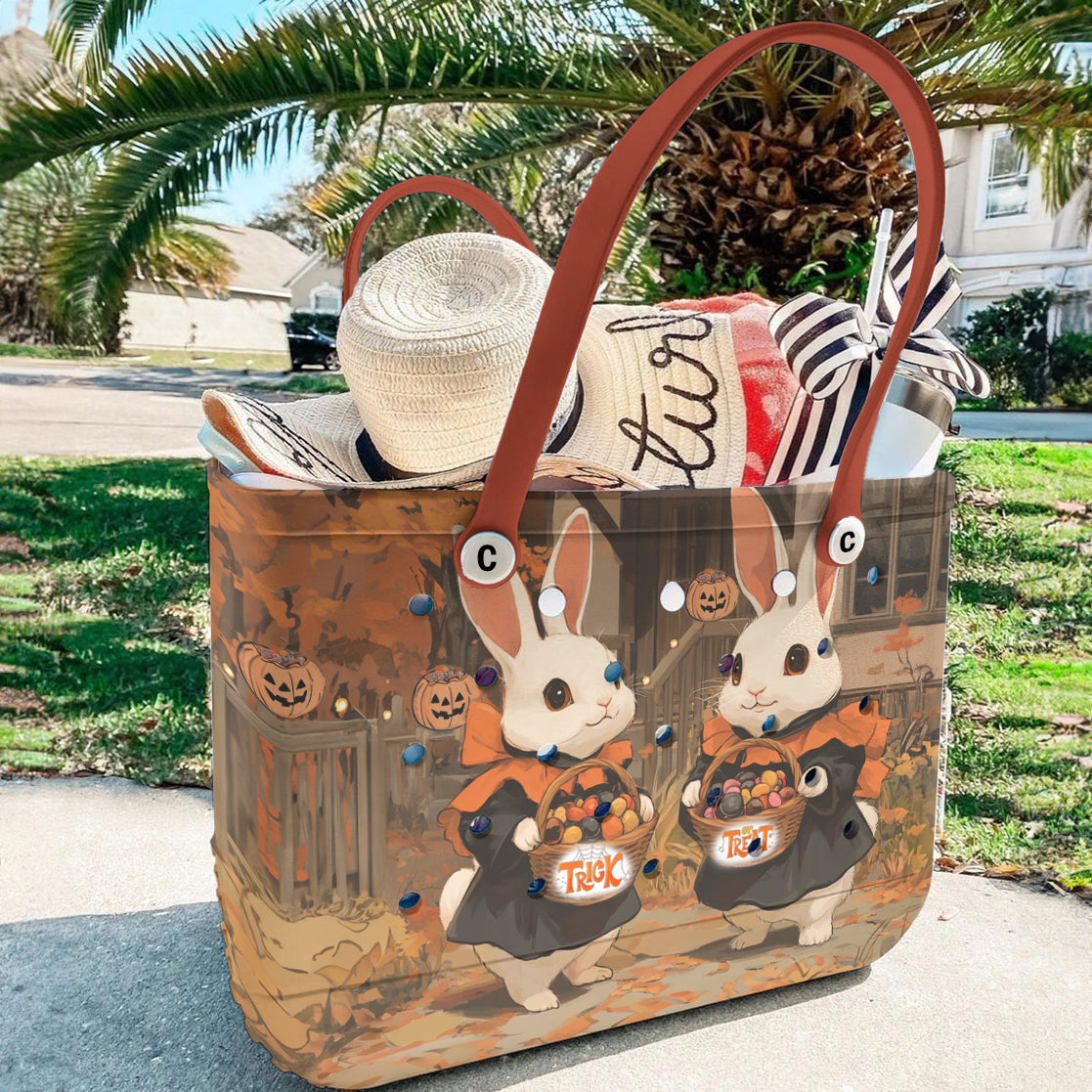 Ceeprints Cee™ Bag Trick-or-Treat Bunnies