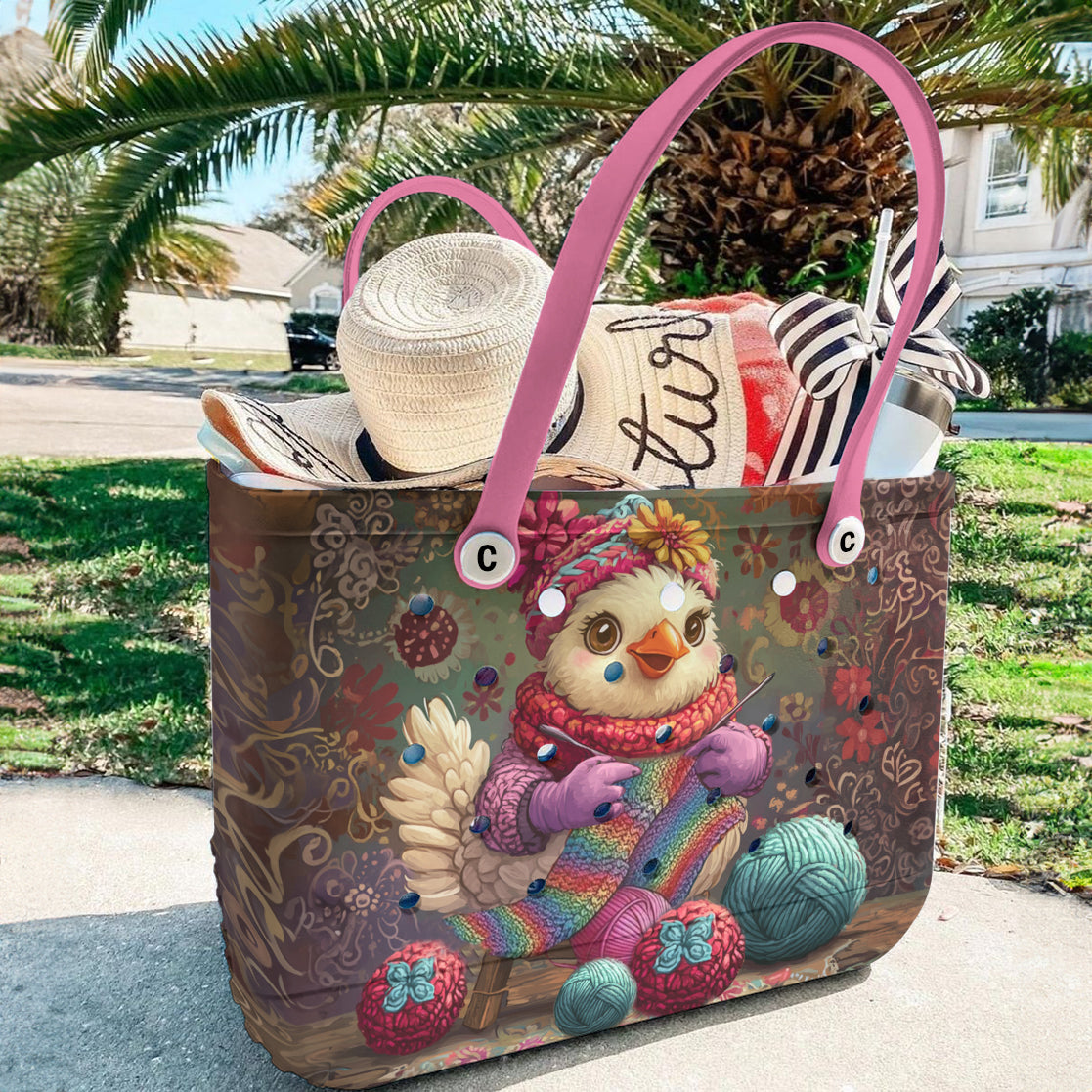 Ceeprints Cee™ Bag Crochet Hen
