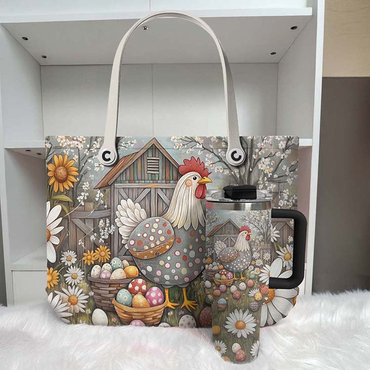 Ceeprints Tumbler Blossom Hen