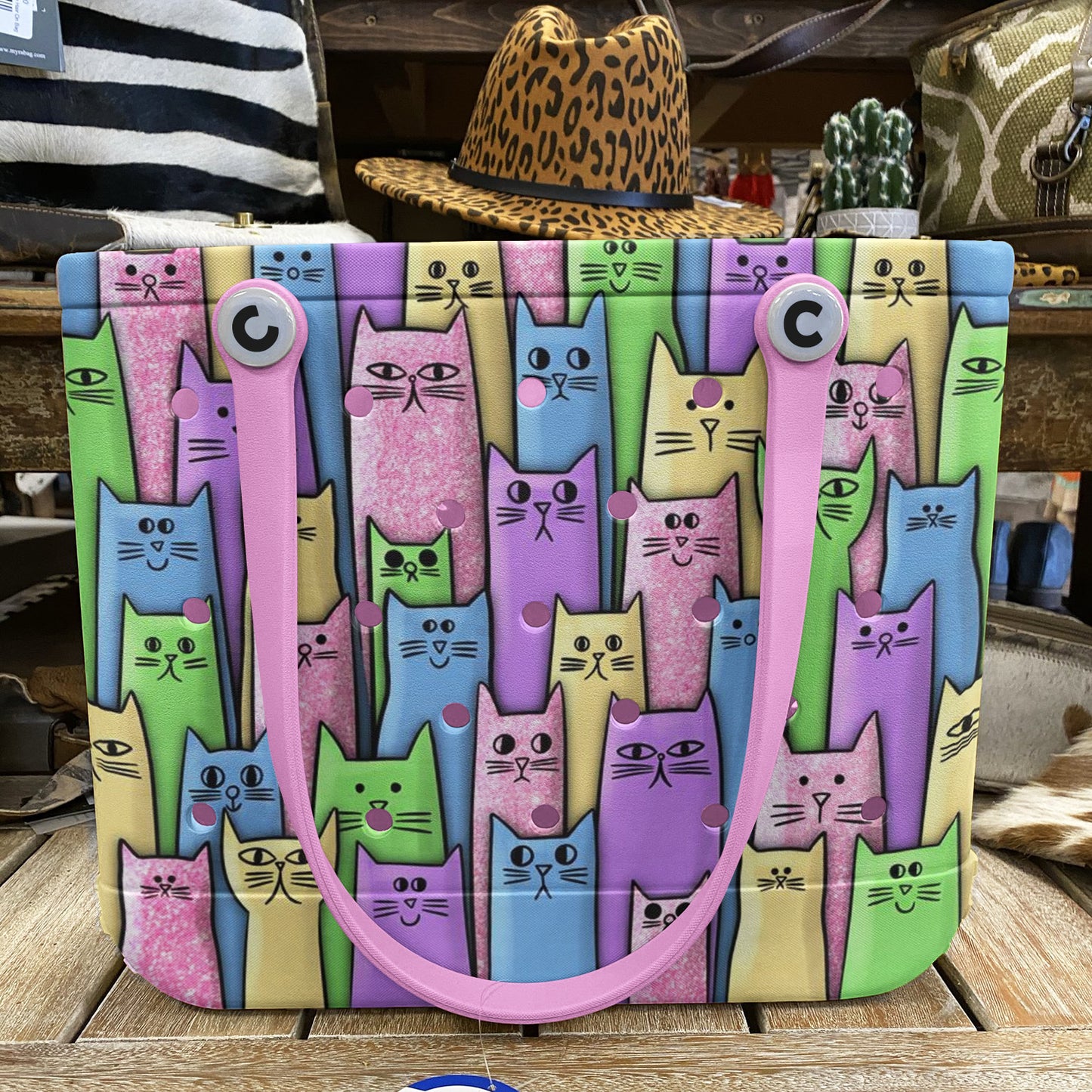 Ceeprints Cee™ Bag Cat Color Party