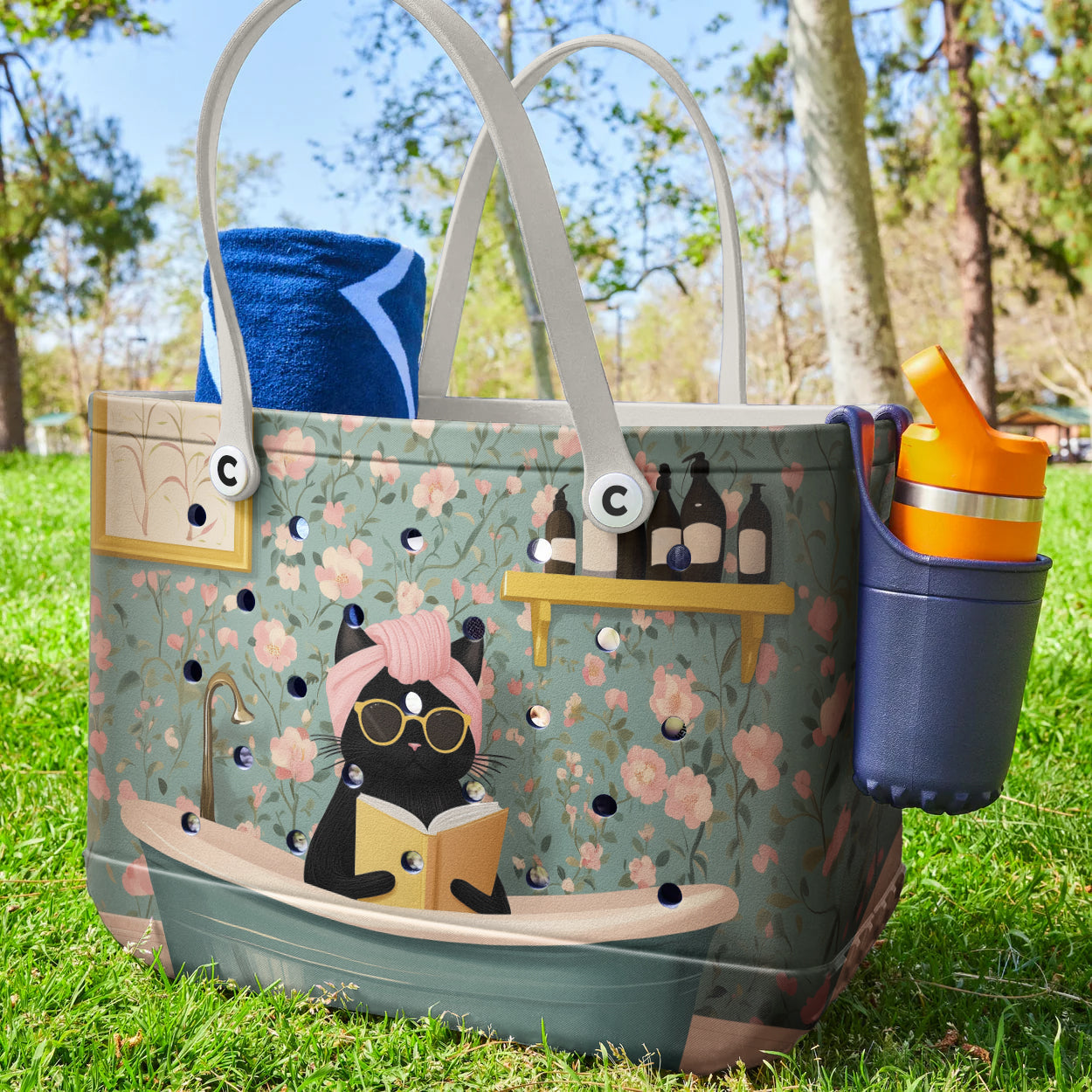 Ceeprints Cee™ Bag Cat Spa Day