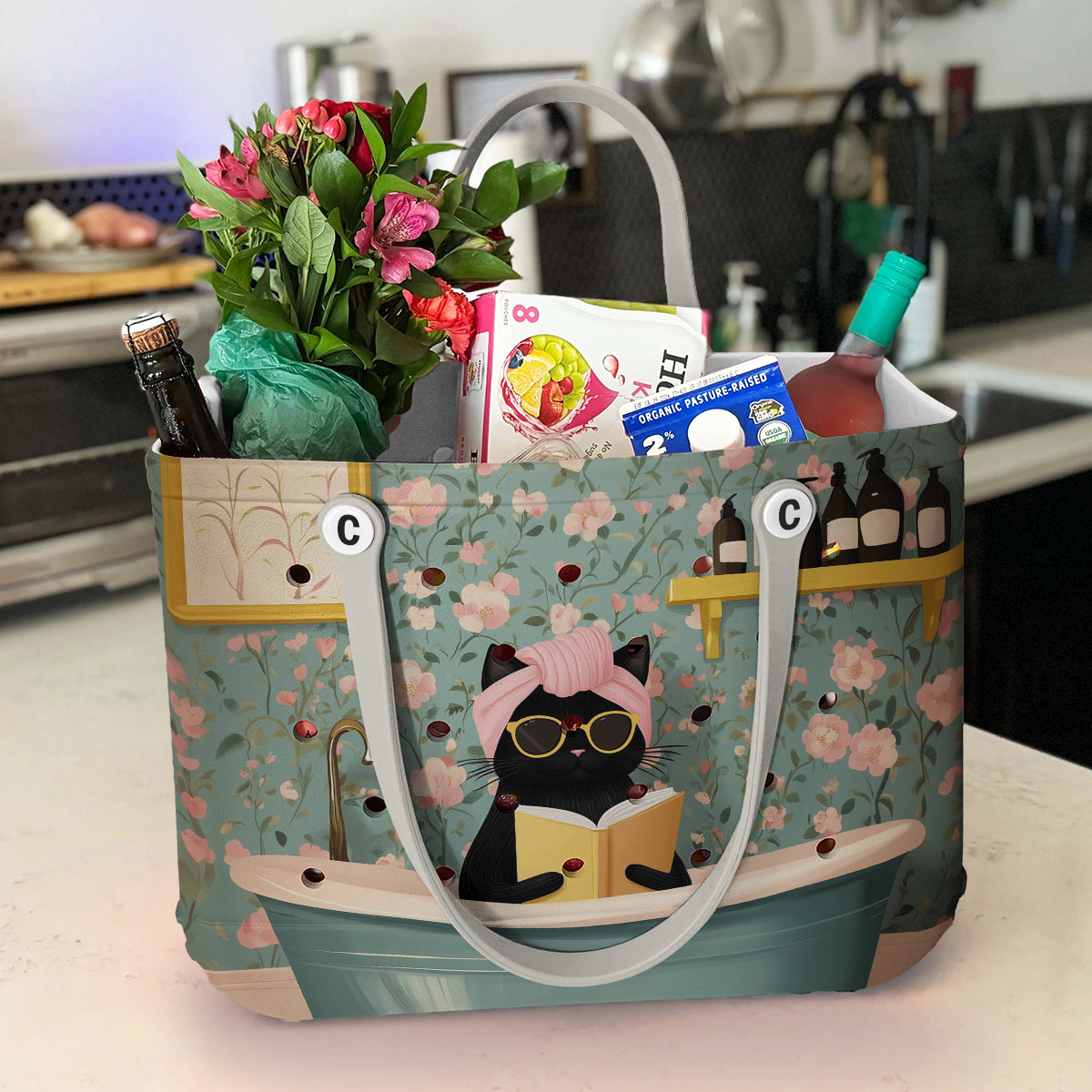 Ceeprints Cee™ Bag Cat Spa Day