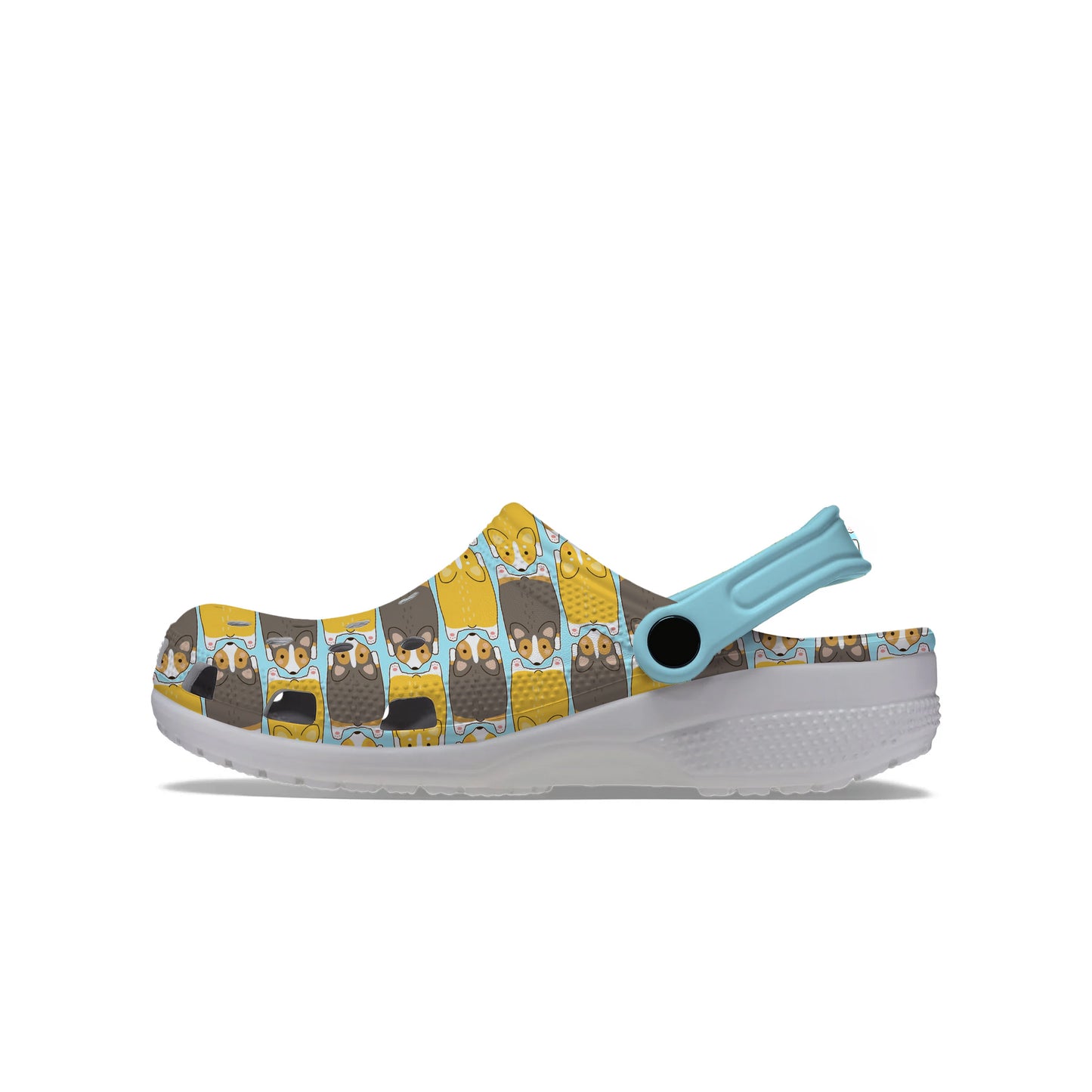 Cee™ Clogs Chasing Corgi