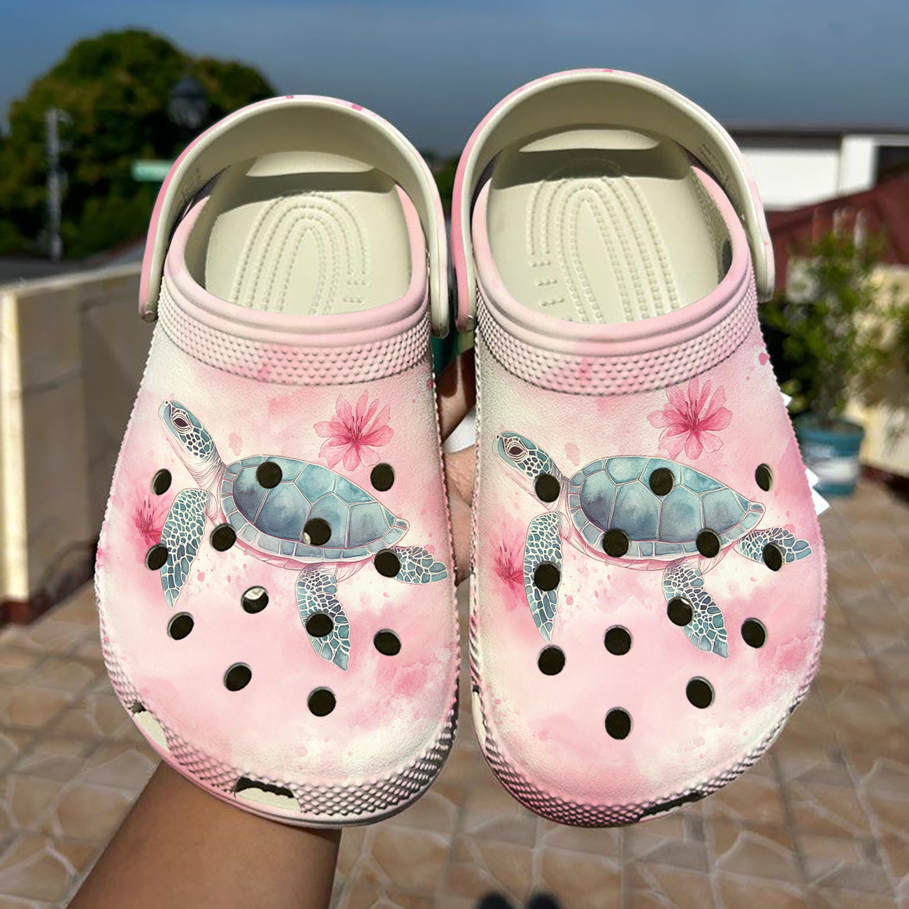 Cee™ Clogs Pink Petal Turtle