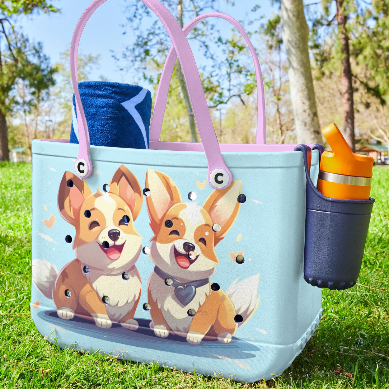 Ceeprints Cee™ Bag Corgis in Love