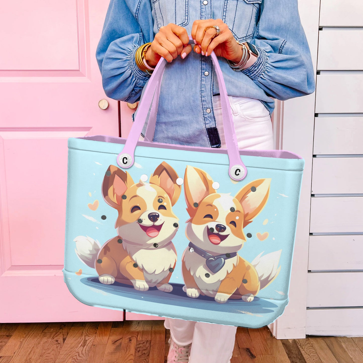 Ceeprints Cee™ Bag Corgis in Love