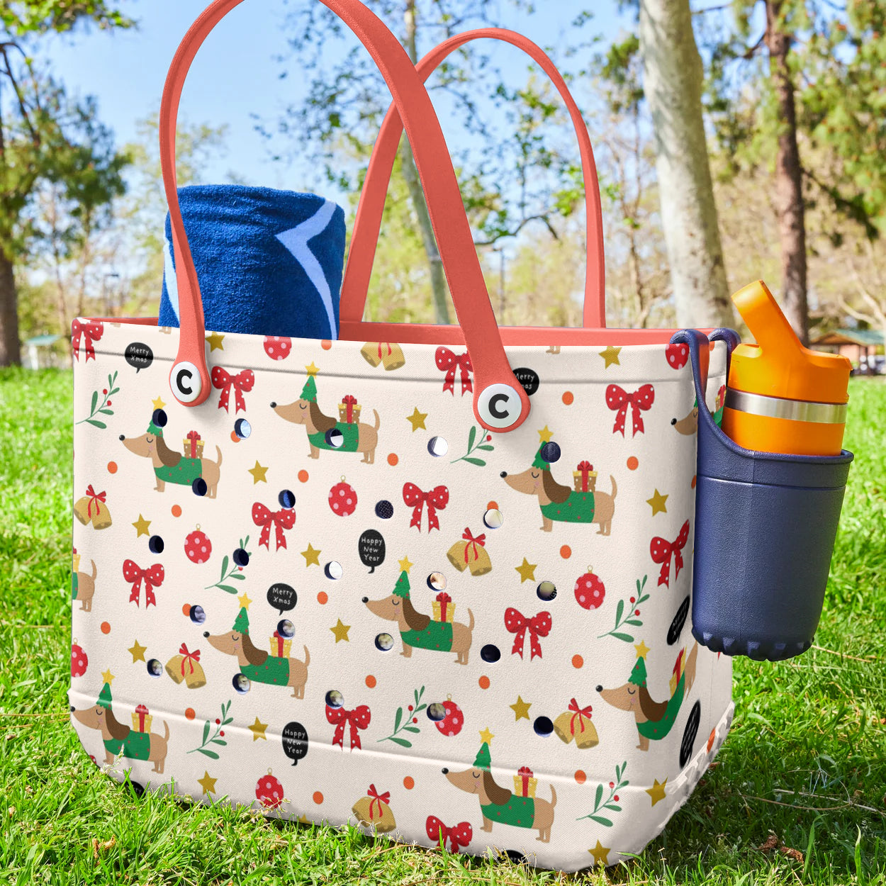 Ceeprints Cee™ Bag Dachshund Christmas