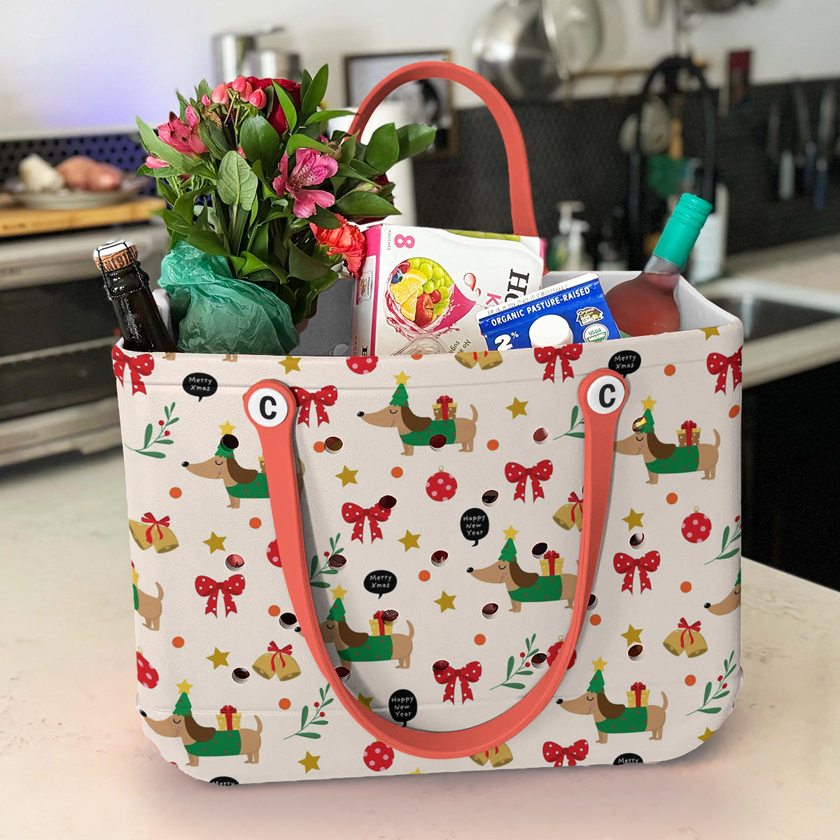 Ceeprints Cee™ Bag Dachshund Christmas