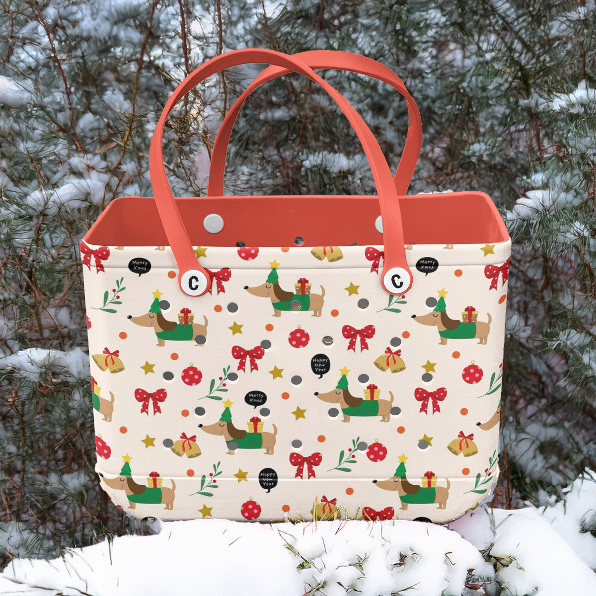 Ceeprints Cee™ Bag Dachshund Christmas