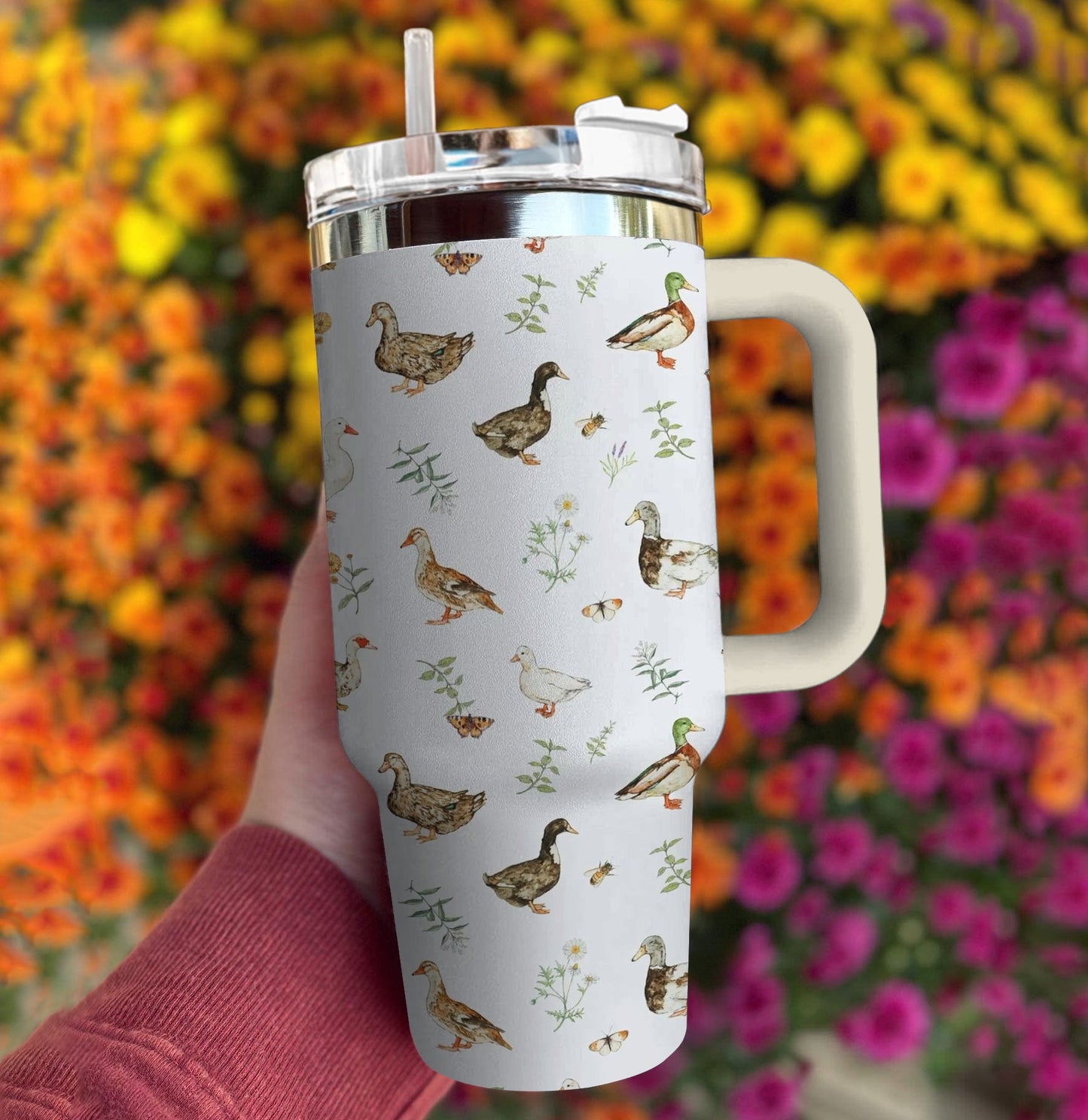 Ceeprints Tumbler Ducky Garden