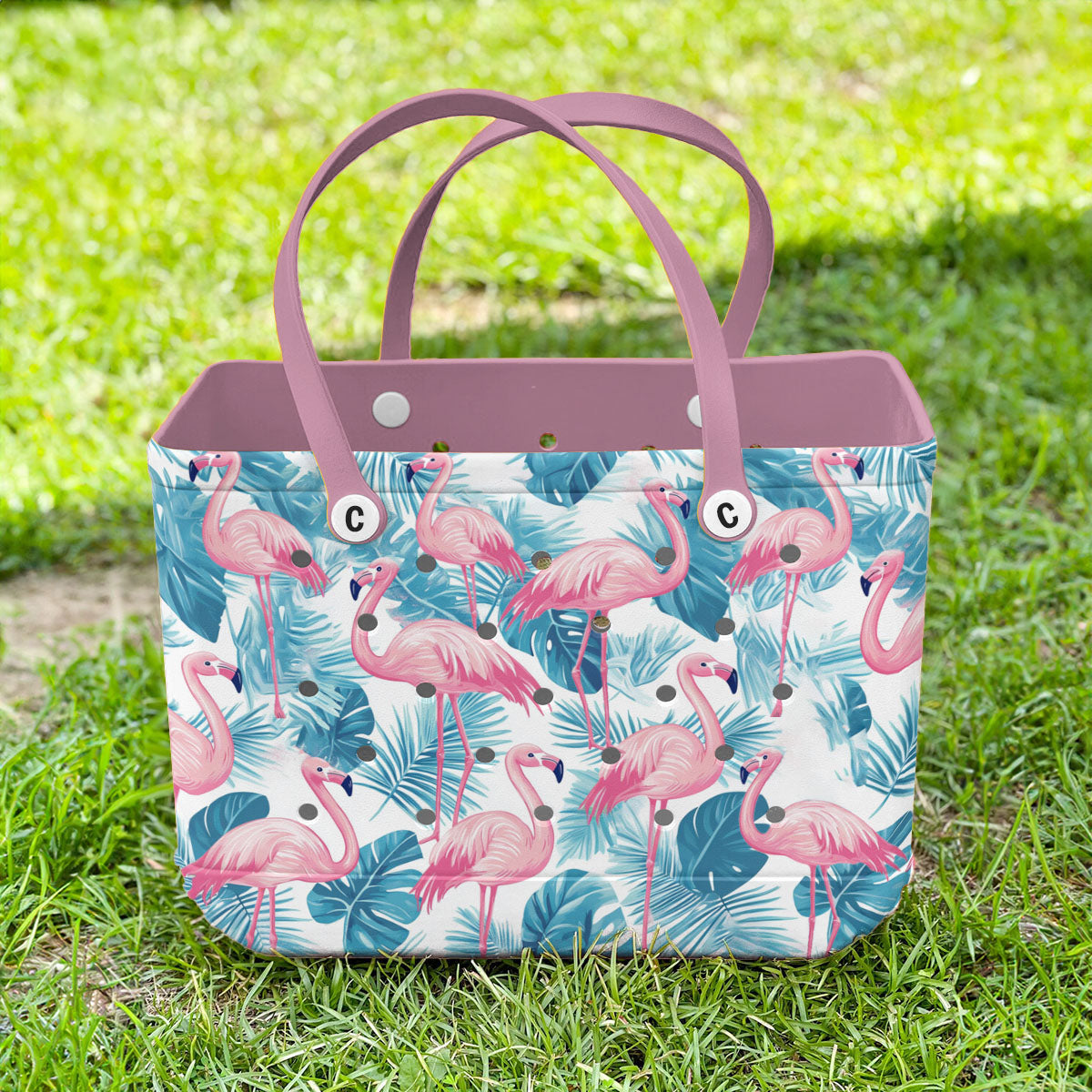 Ceeprints Cee™ Bag Pink Plume Palm