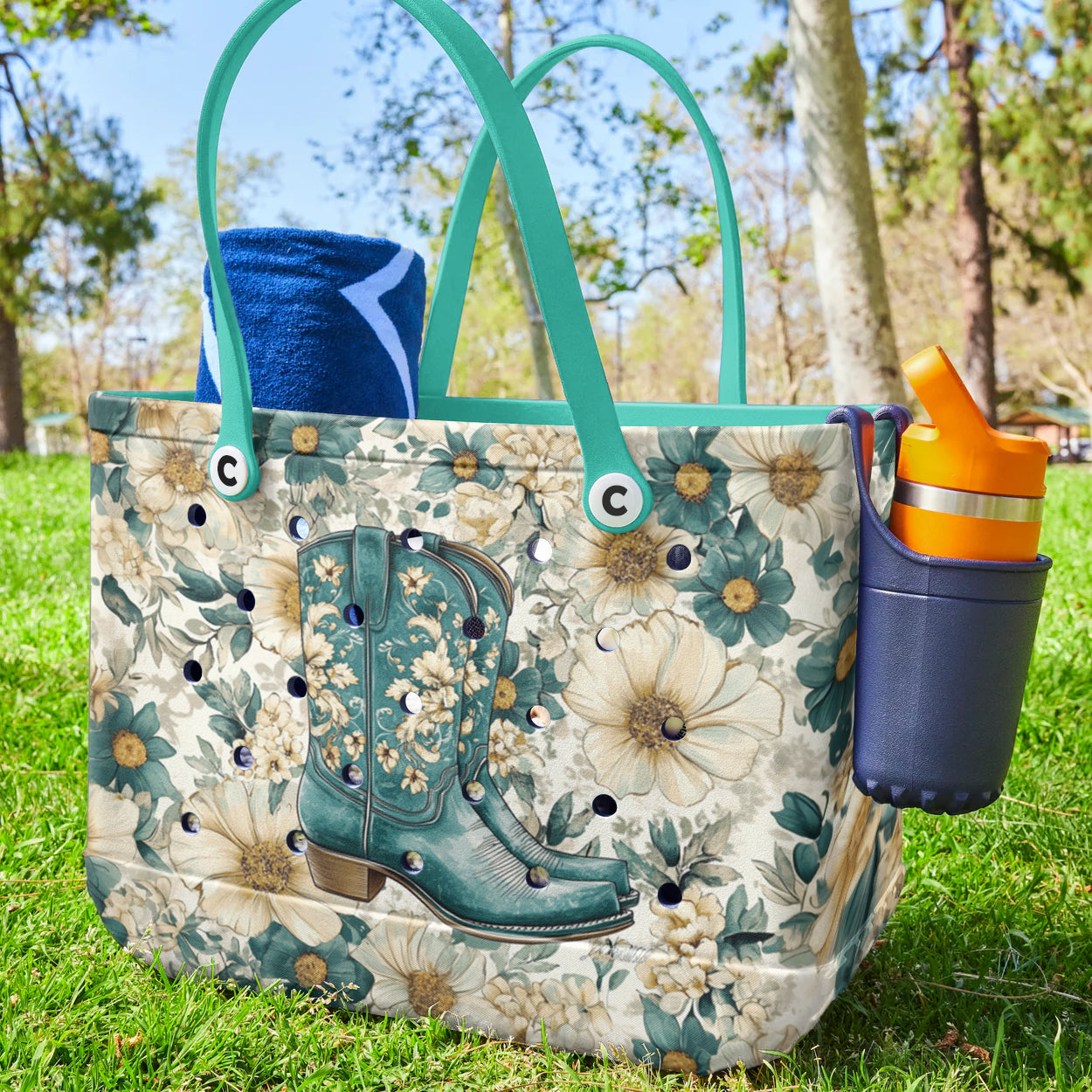 Ceeprints Cee™ Bag Floral Boots