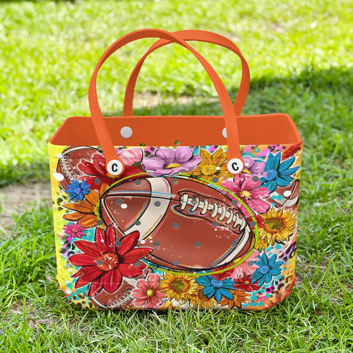Ceeprints Cee™ Bag Football Bloom