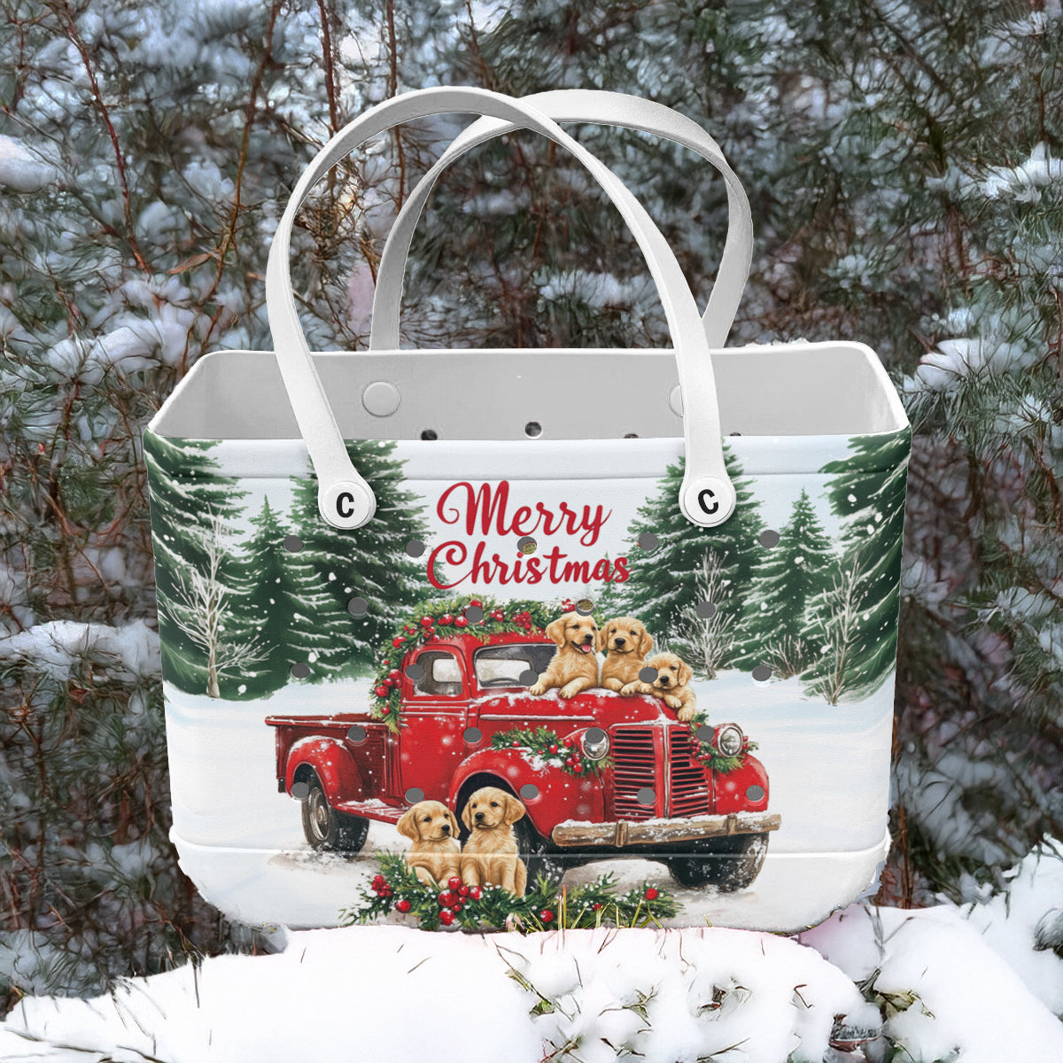 Ceeprints Cee™ Bag Golden Christmas