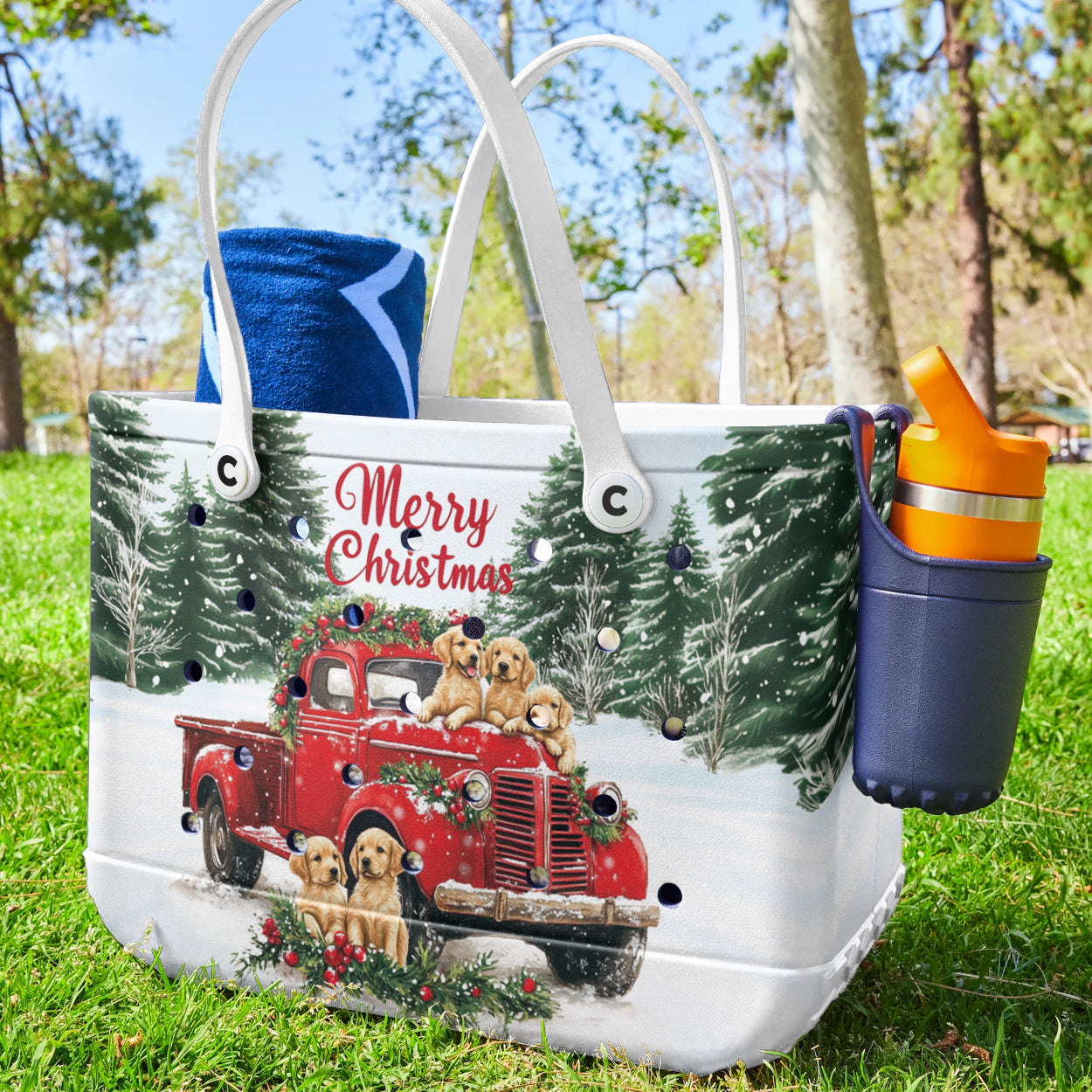 Ceeprints Cee™ Bag Golden Christmas