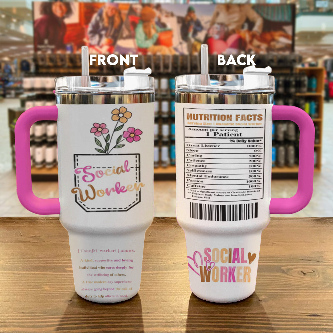 Ceeprints Tumbler Social Worker