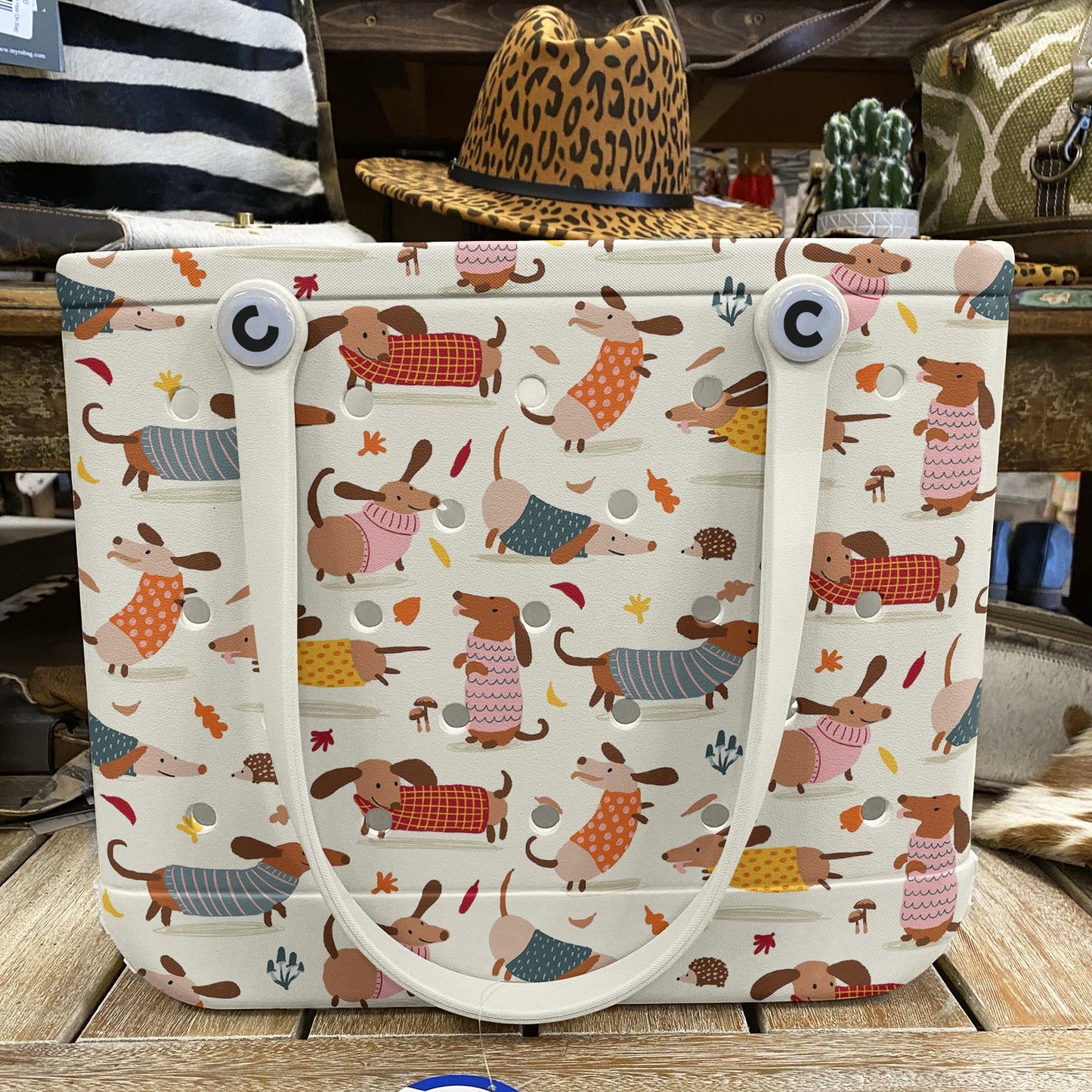 Ceeprints EVA Cee Bag Happy Dachshund