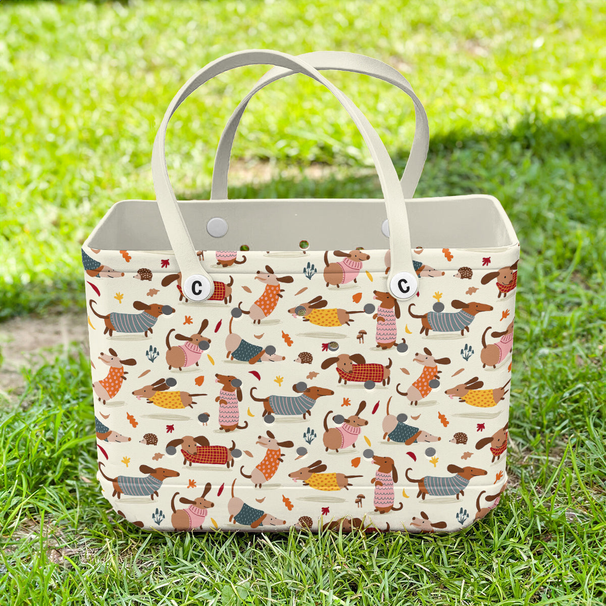 Ceeprints EVA Cee Bag Happy Dachshund