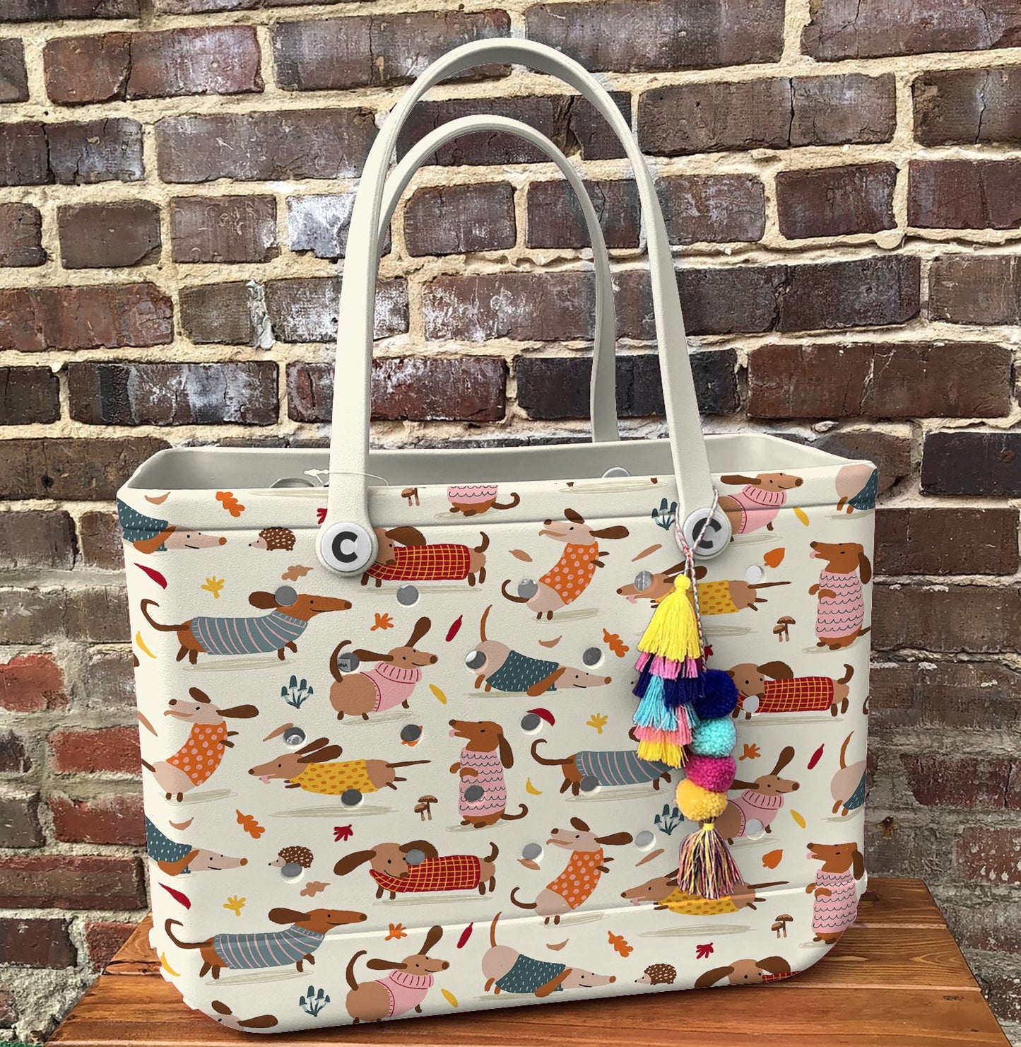 Ceeprints EVA Cee Bag Happy Dachshund