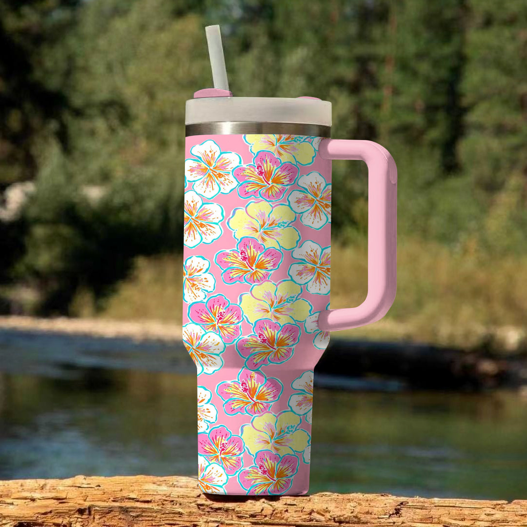Ceeprints Tumbler Hibiscus Bloom