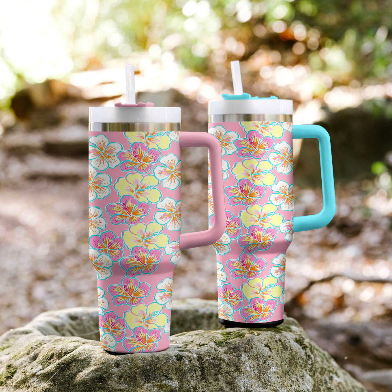 Ceeprints Tumbler Hibiscus Bloom