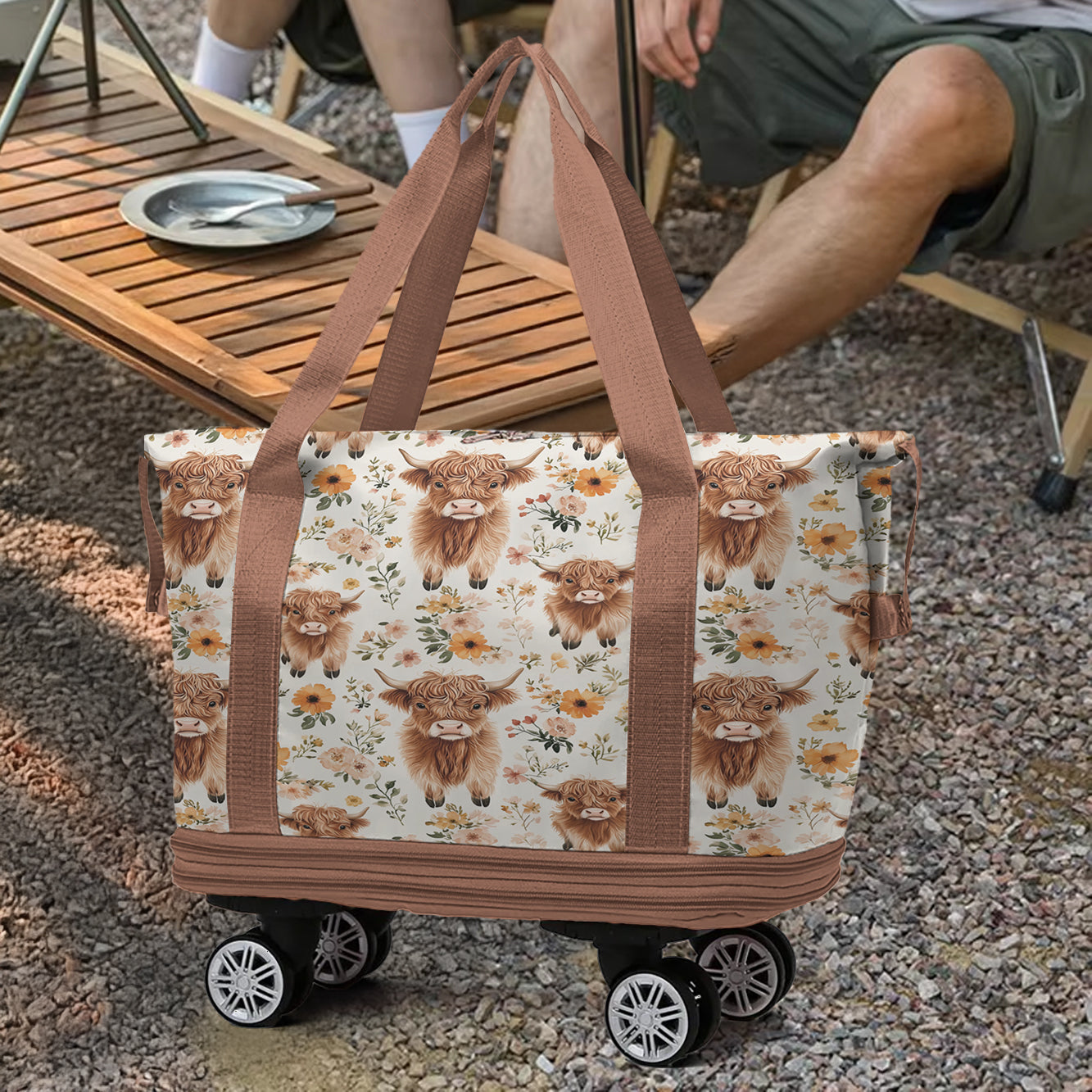 Cee™ Rolling Duffle Bag Highland Blooms