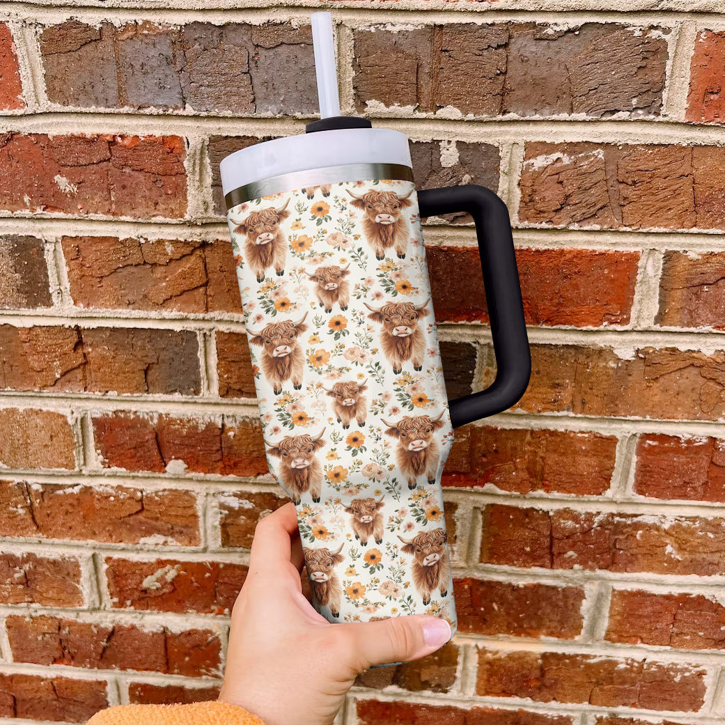 Ceeprints Tumbler Highland Blooms