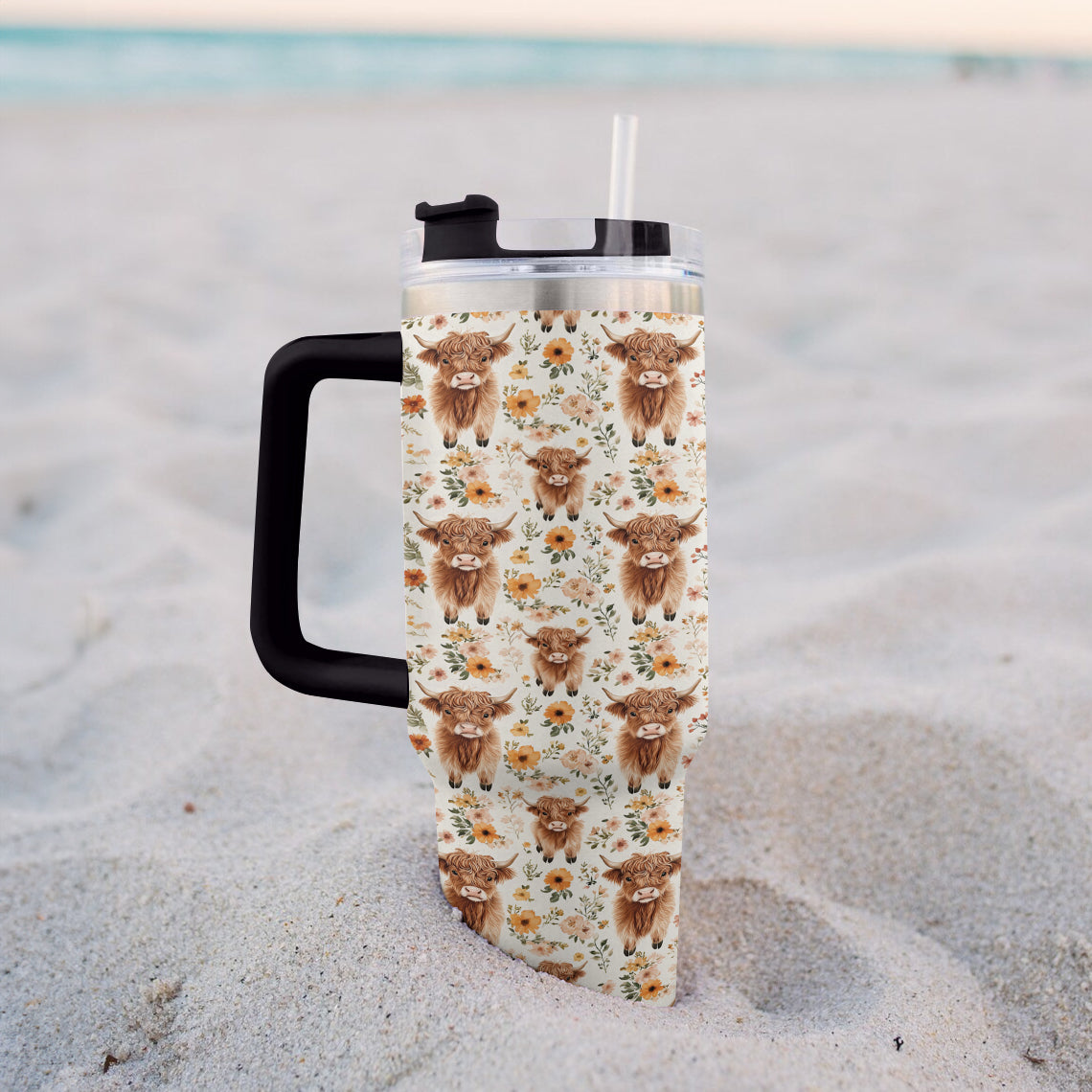 Ceeprints Tumbler Highland Blooms